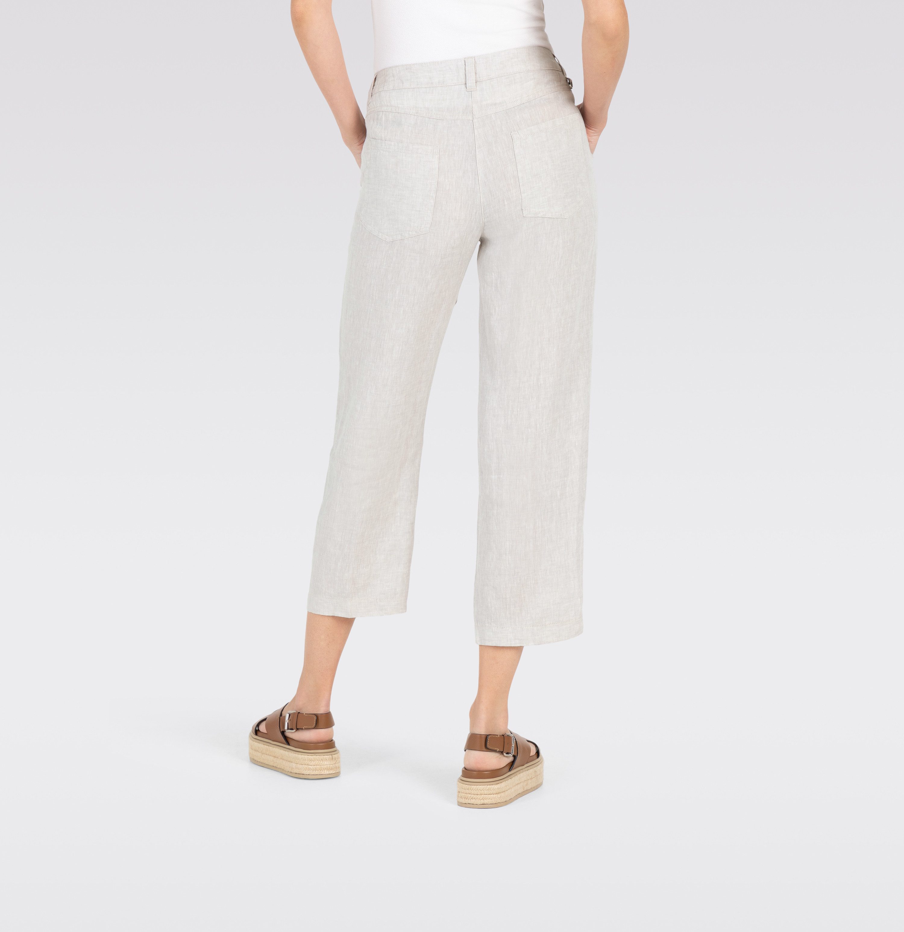 MAC Linnen broek NORA cropped temperatuurregulerend en aangenaam op de huid