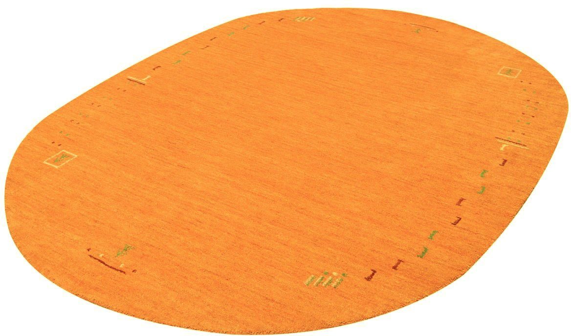morgenland Wollen kleed GABBEH FEIN FENTH zuiver scheerwol veelkleurig randdessin, woonkamer
