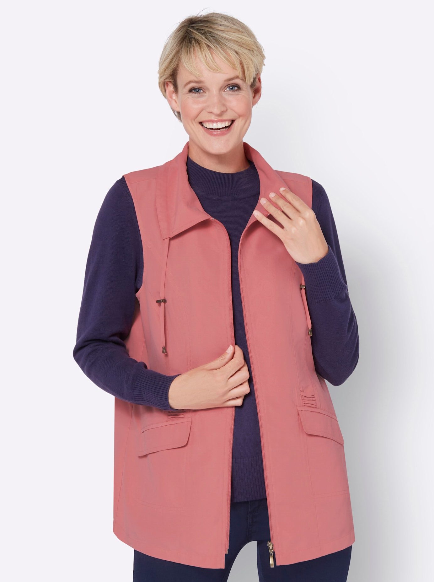 Classic Basics Lang gilet