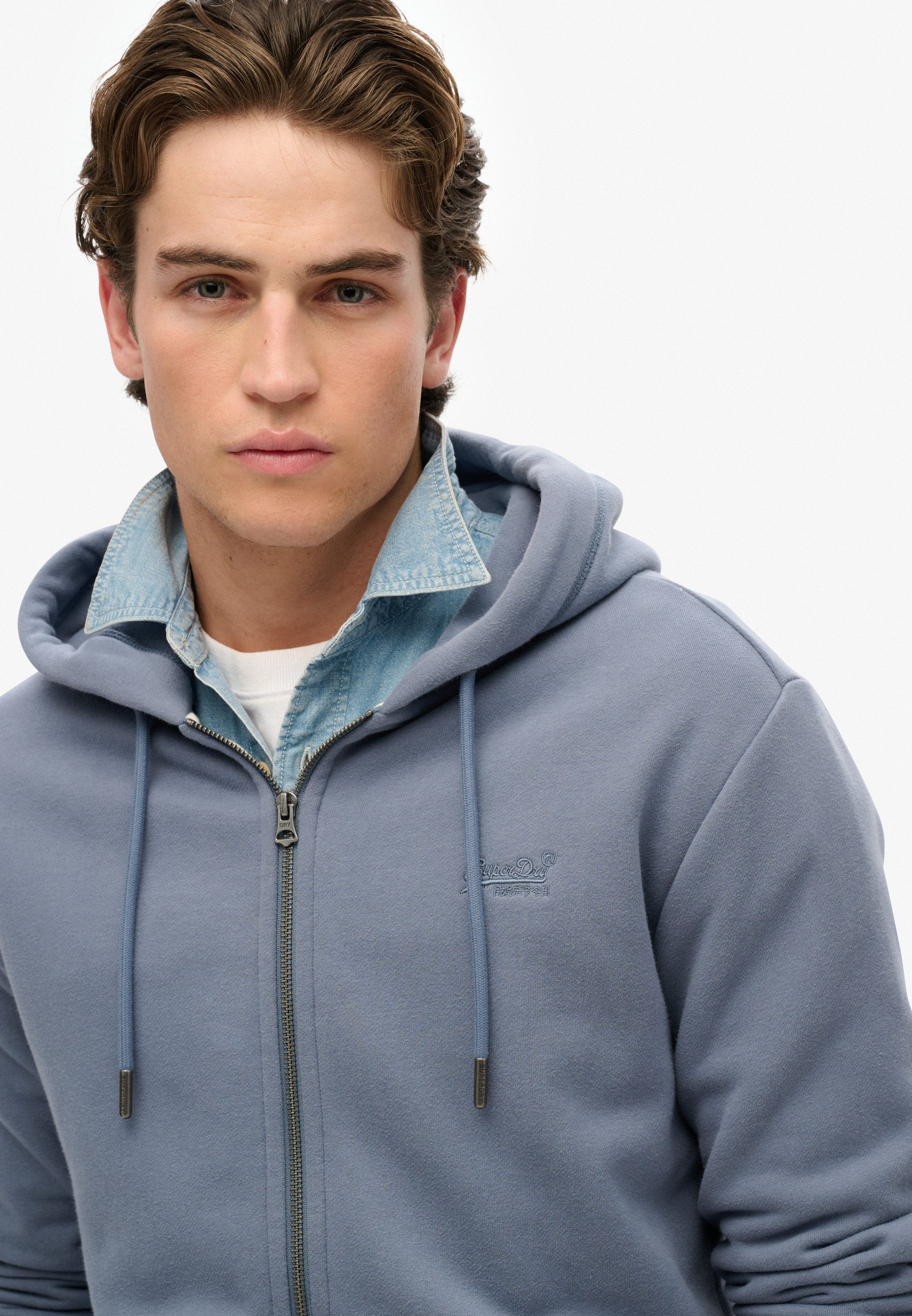 Superdry Capuchonsweatvest ESSENTIAL LOGO ZIP HOODIE HB