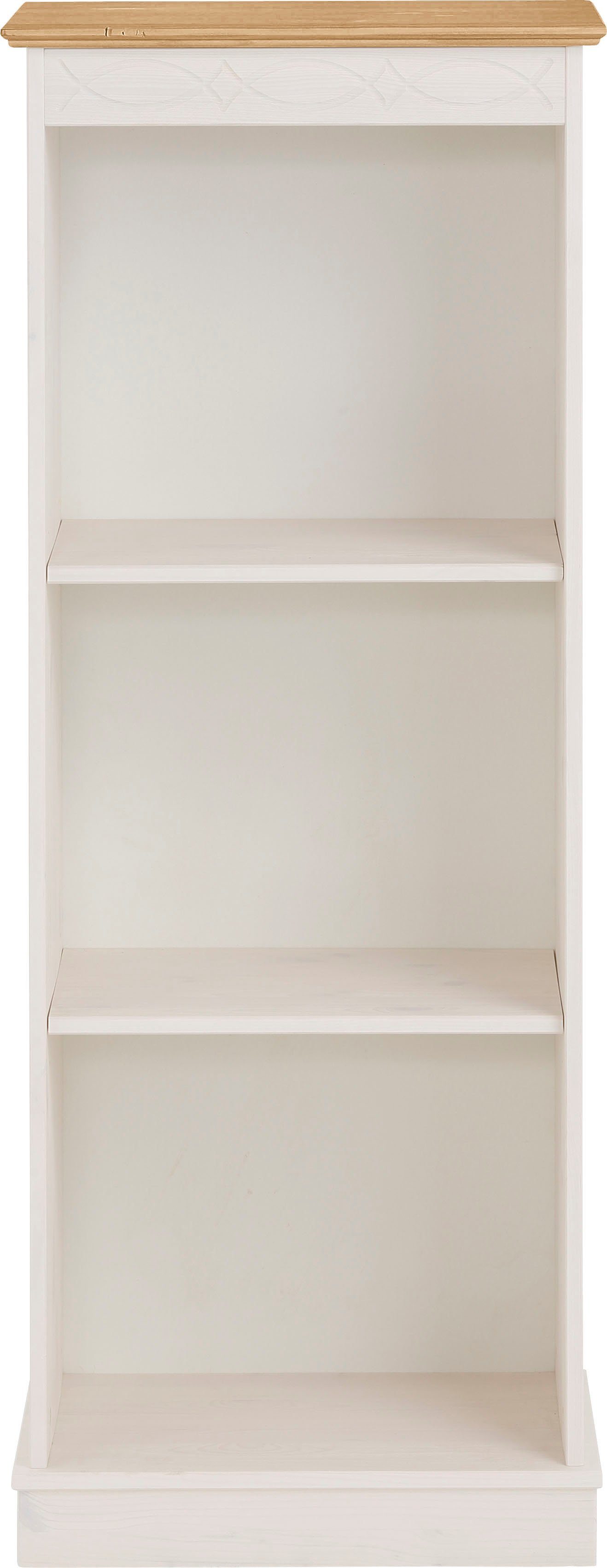 Home affaire Boekenkast Indra van massief dennenhout, in verschillende hoogtes, met fsc®