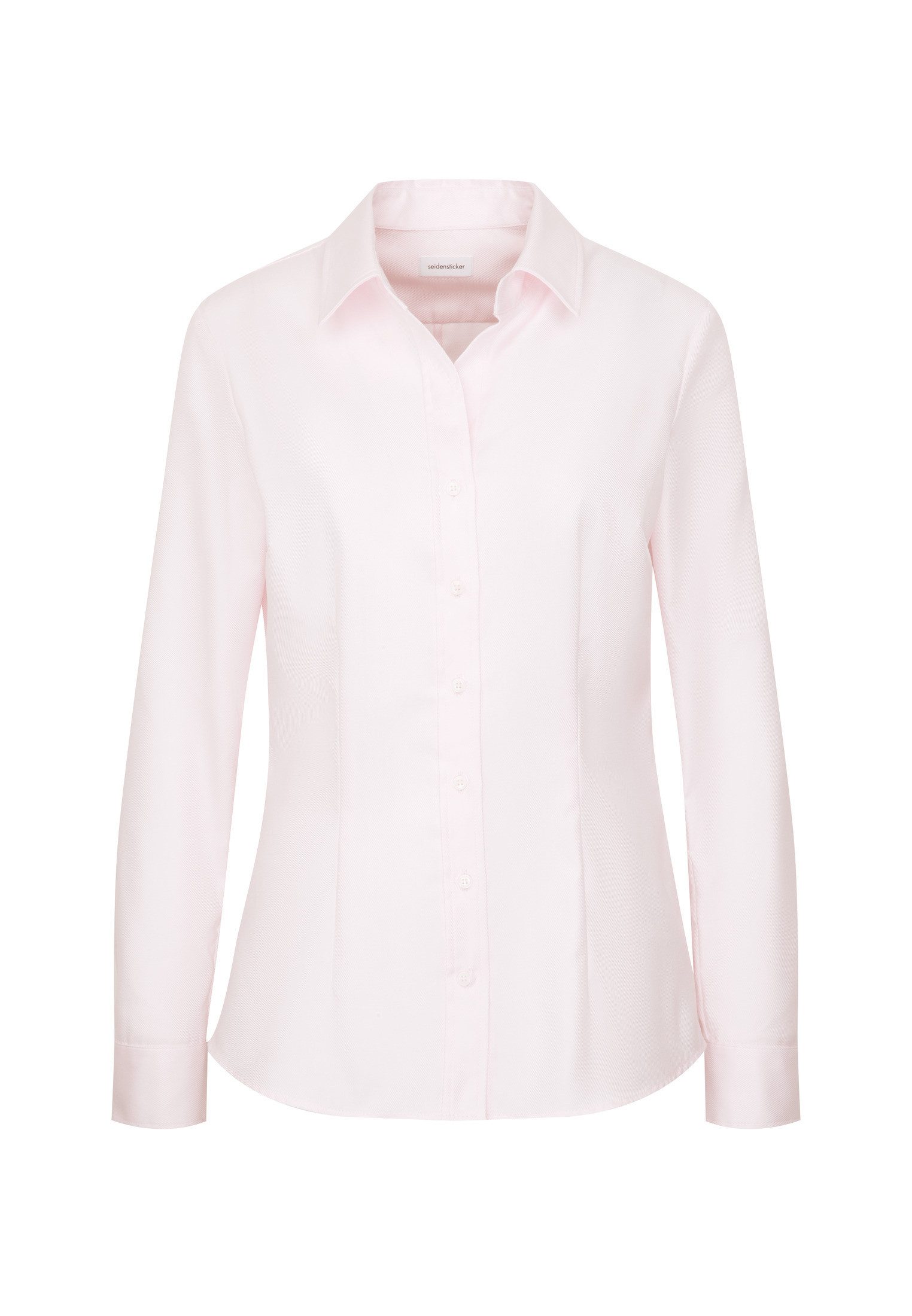 seidensticker Overhemdblouse Lange mouwen kraag uni