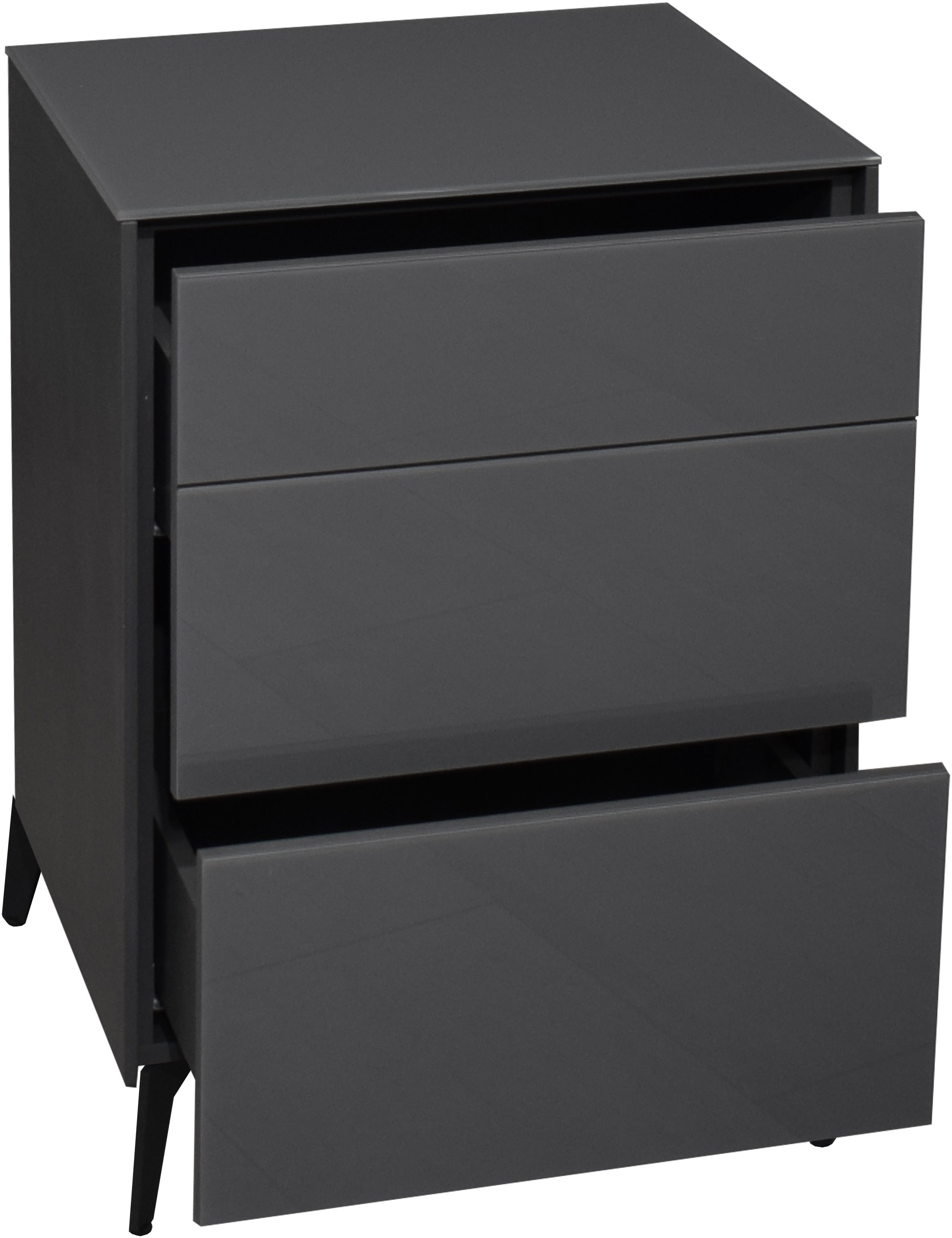 Mäusbacher Kast Imola BESTSELLER! Mäusbacher commode met glasfront en glazen bovenblad