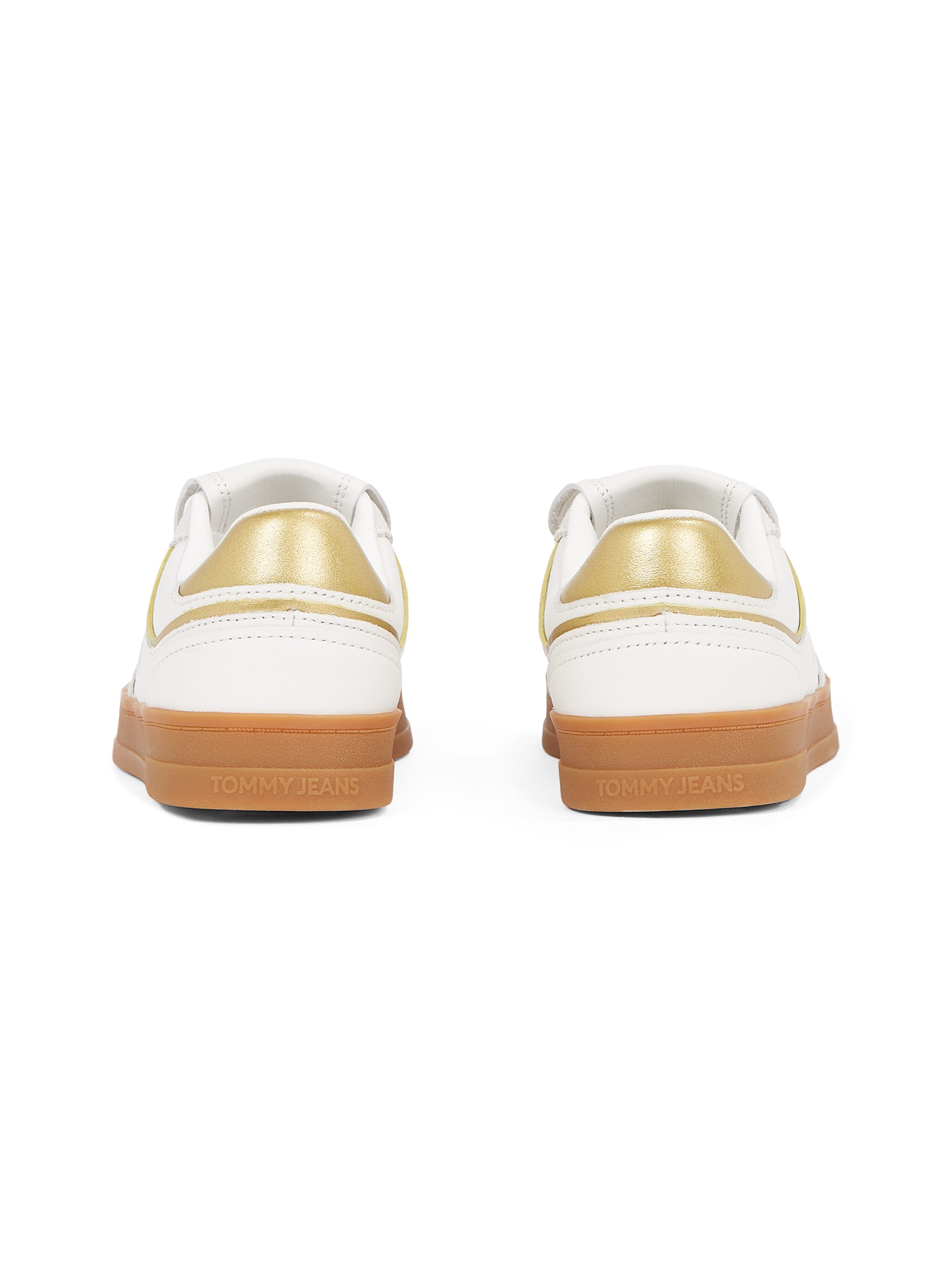 TOMMY JEANS Plateausneakers THE GREENWICH FLAP , vrijetijdsschoen, lage schoen, veterschoen met sierstiksels
