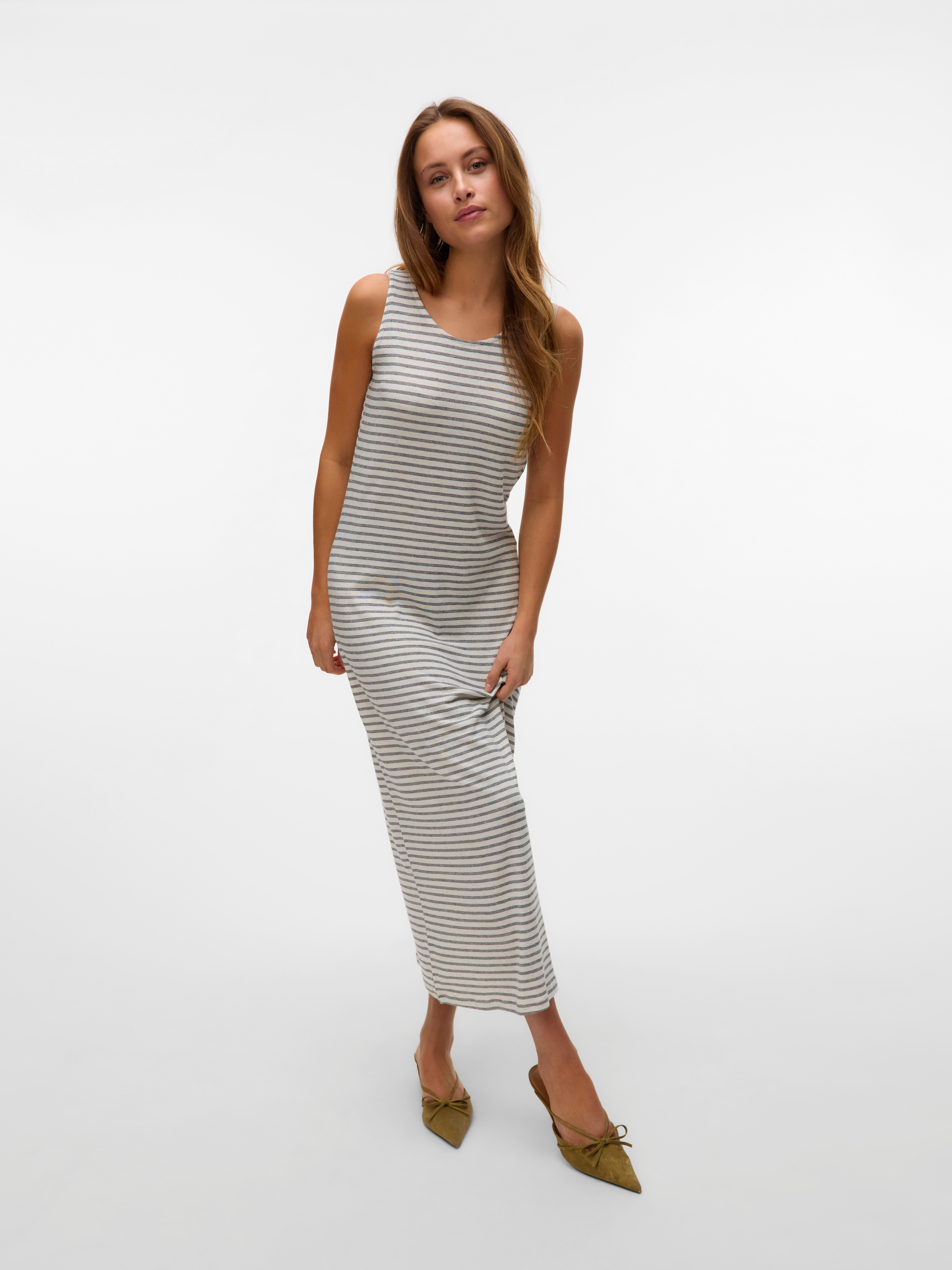 Vero Moda Midi-jurk VMGINA SL 7/8 DRESS JRS NOOS