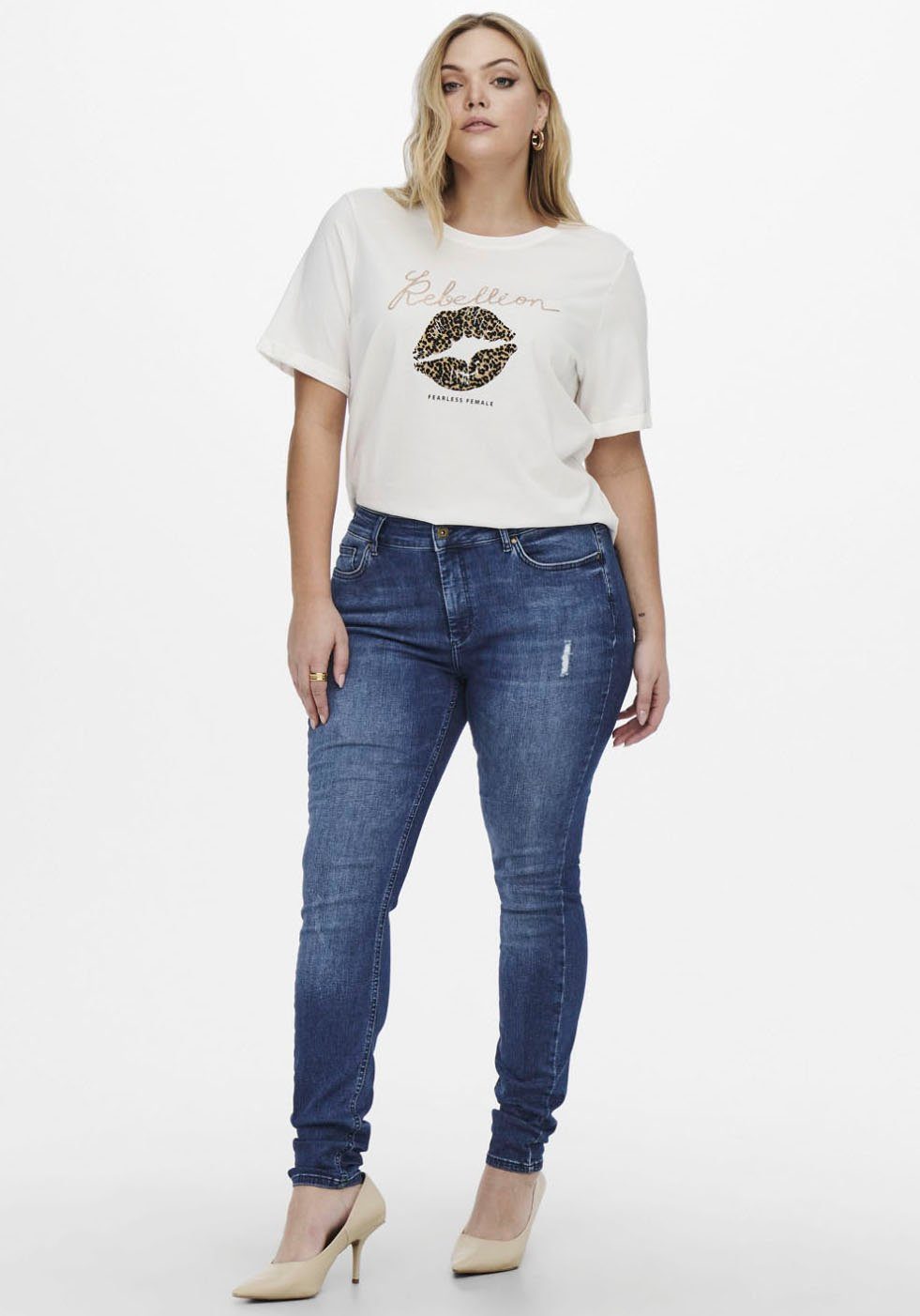 ONLY CARMAKOMA Skinny fit jeans CARWILLY REG SKINNY JEANS DNM REA
