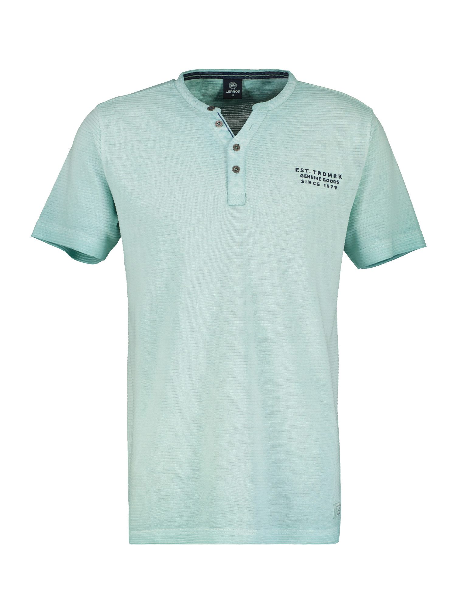Lerros Henleyshirt LERROS serafino voor heren in sportieve look