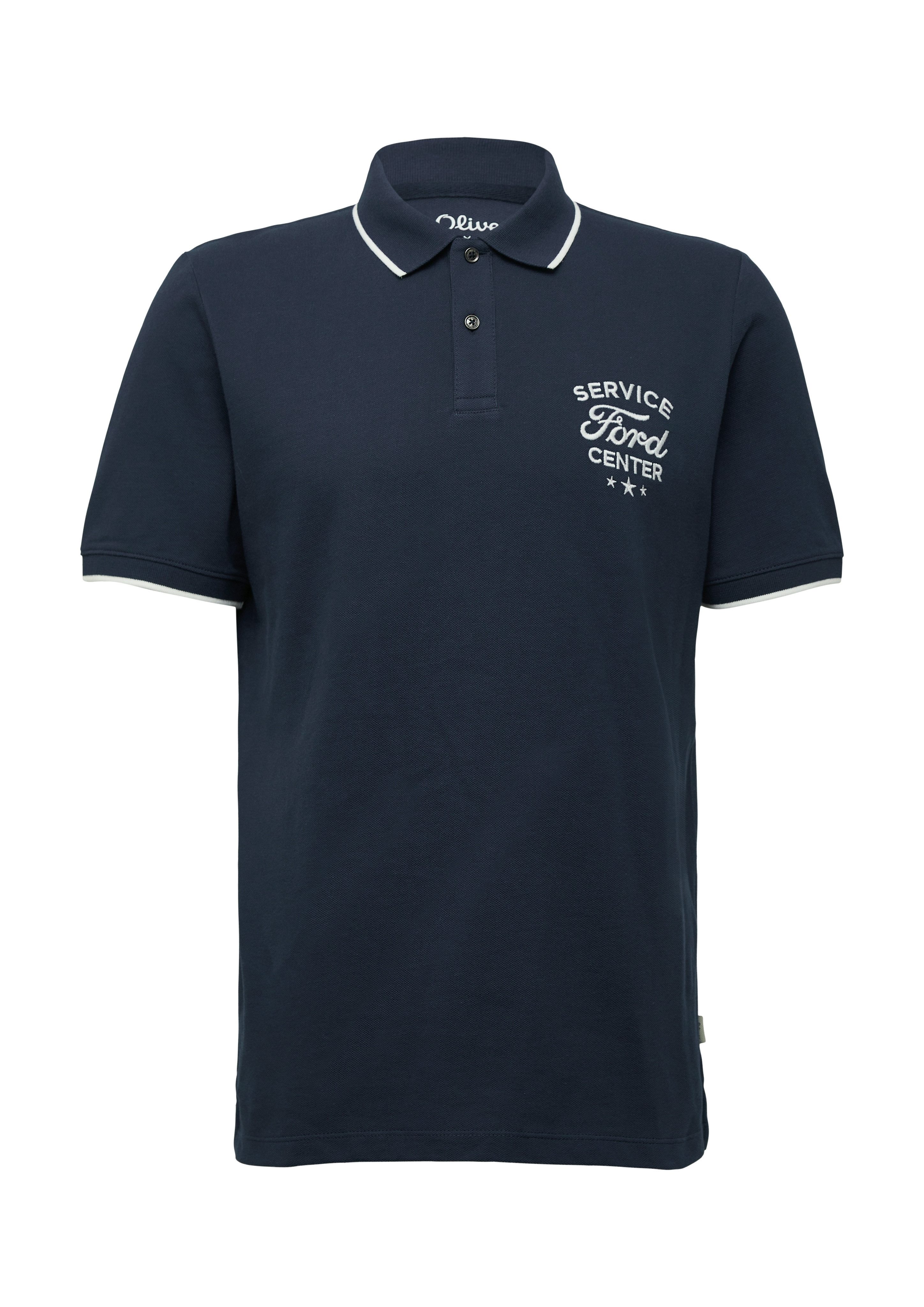 s.Oliver Poloshirt met frontprint