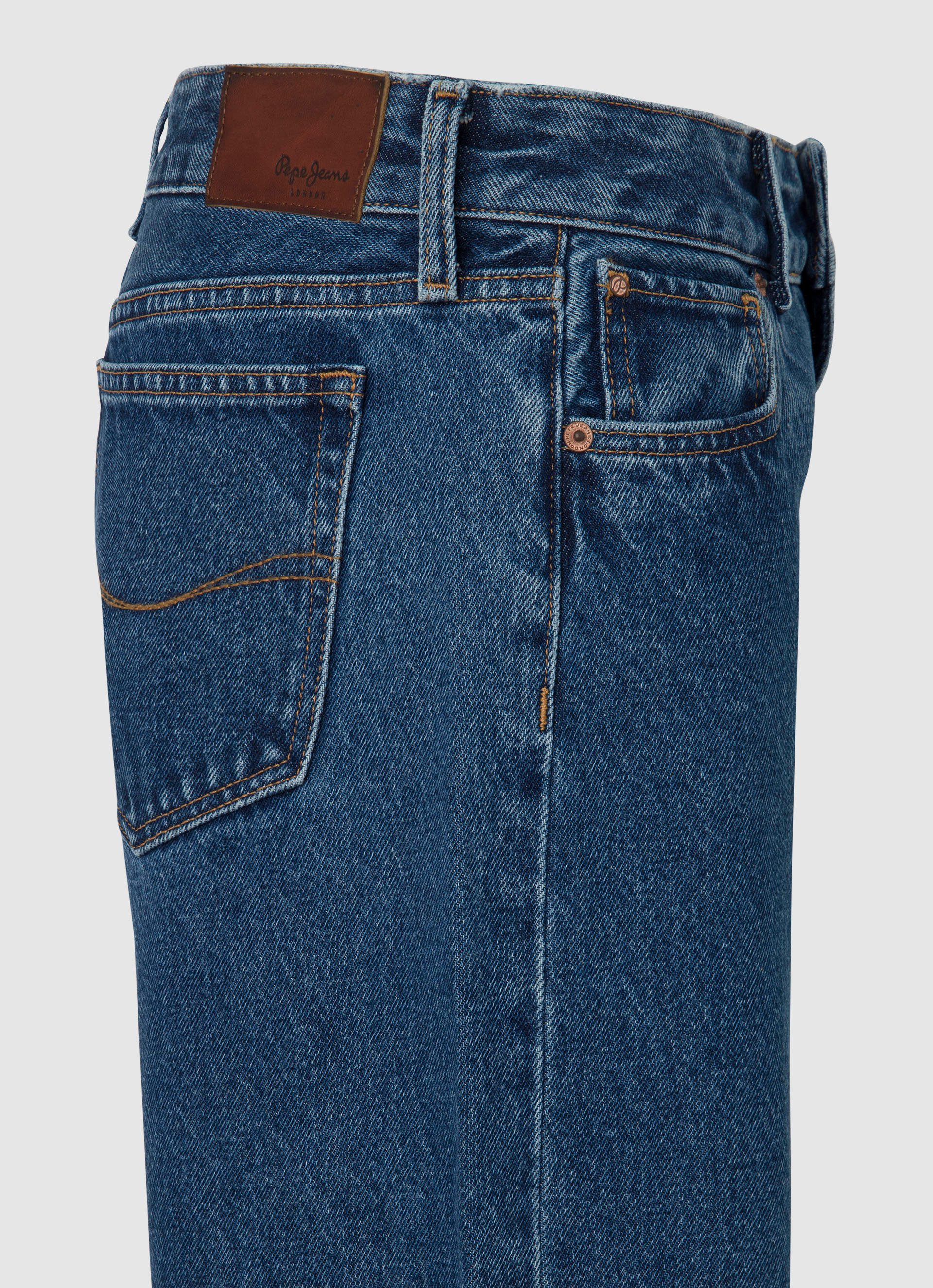 Pepe Jeans Loose fit jeans LOOSE ST JEANS HW met rechte, brede pijp