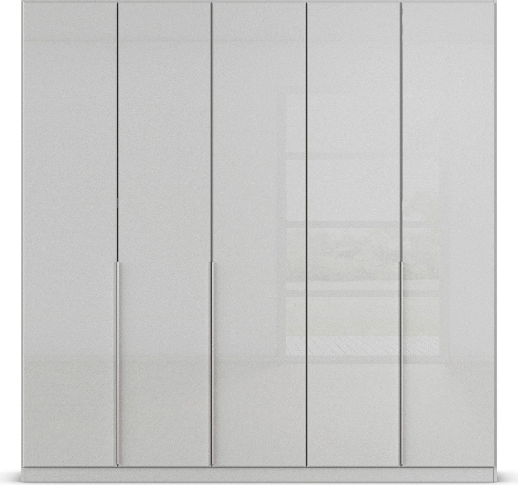 rauch Draaideurkast Kledingkasten kast garderobe AGORDO met glazen front doordachte binnenuitrusting, in 6 breedtes en 2 hoogtes made in germany