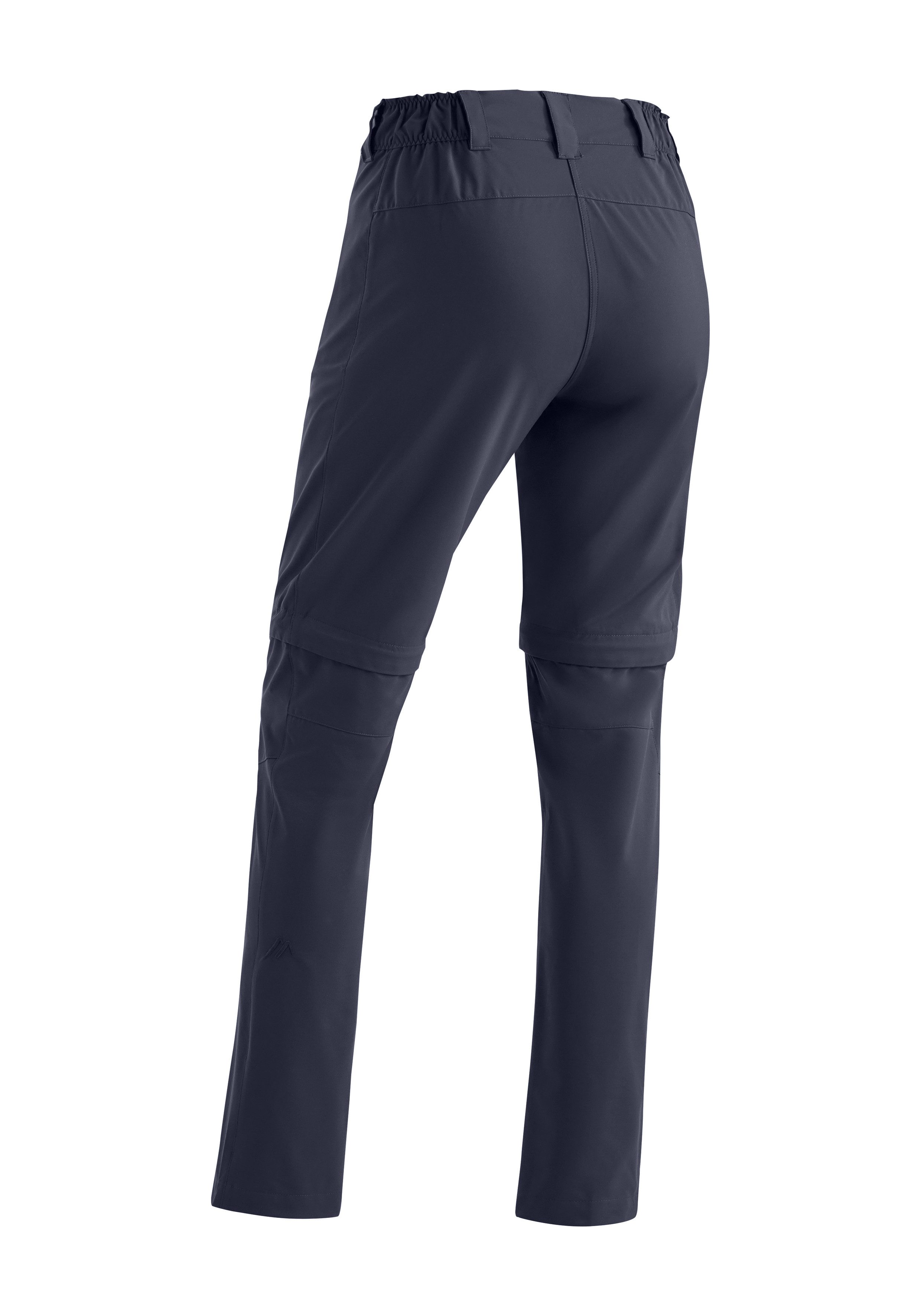 Maier Sports Outdoorbroek Nata Zip Loop Dames wandelbroek, zip-off functionele broek, 3 zakken, regular fit