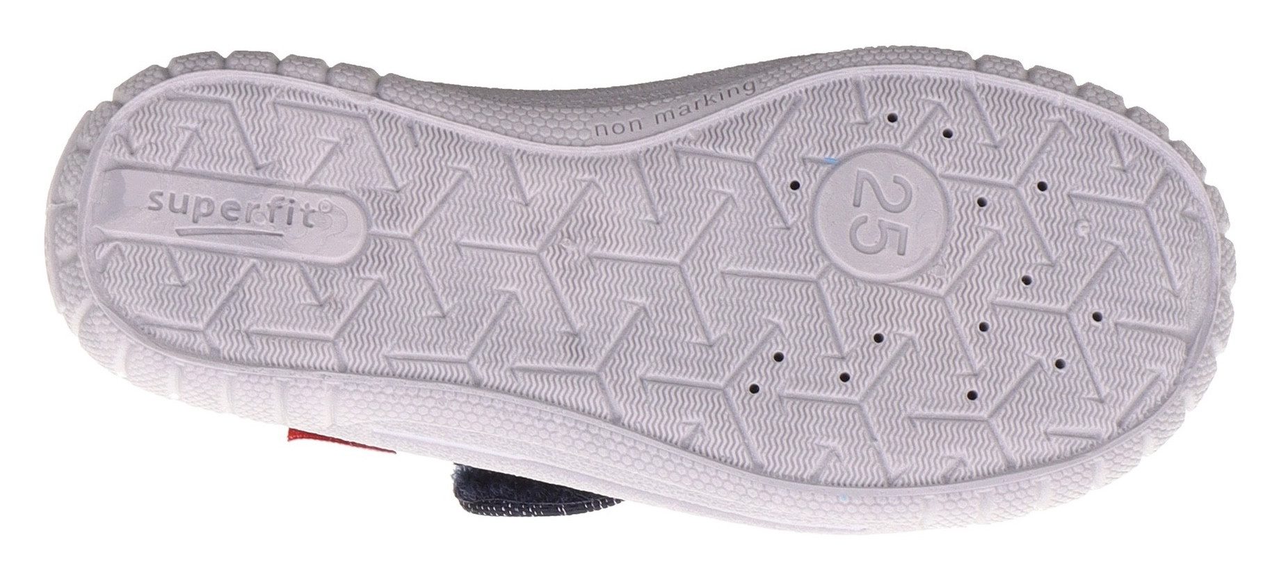 Superfit Pantoffels Bill WMS: middel Kinderschoen met klittenbandsluiting, maat sjabloon om te downloaden