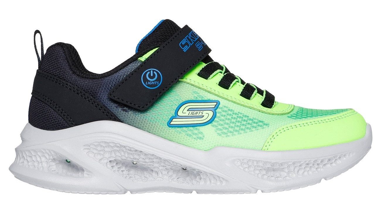 Skechers Sneakers SKECHERS METEOR-LIGHTS , klittenbandschoen met knipperfunctie, maat sjabloon om te downloaden