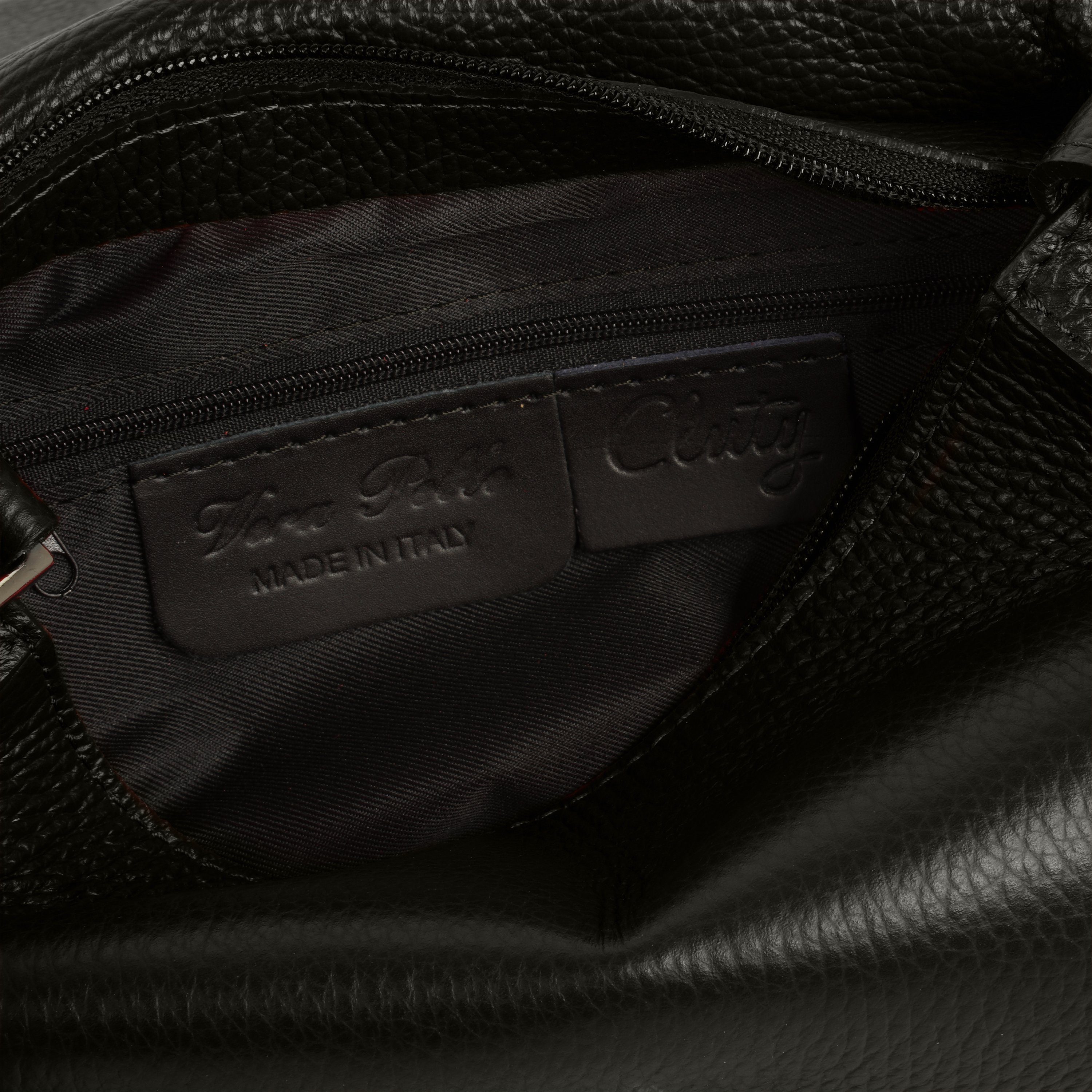 Cluty Tas echt leer, made in italy
