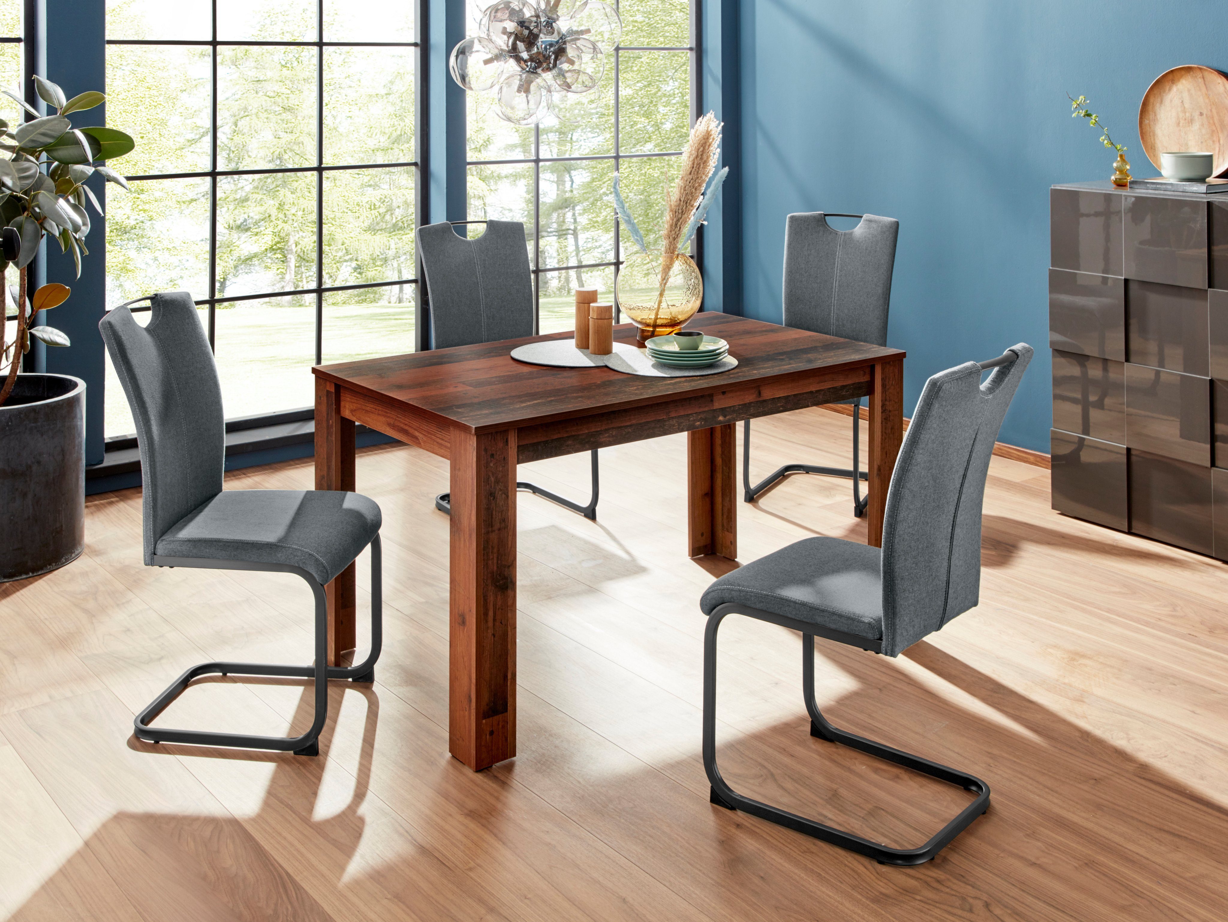 Homexperts Eettafel Viva Breedte 138 cm, in verschillende uitvoeringen