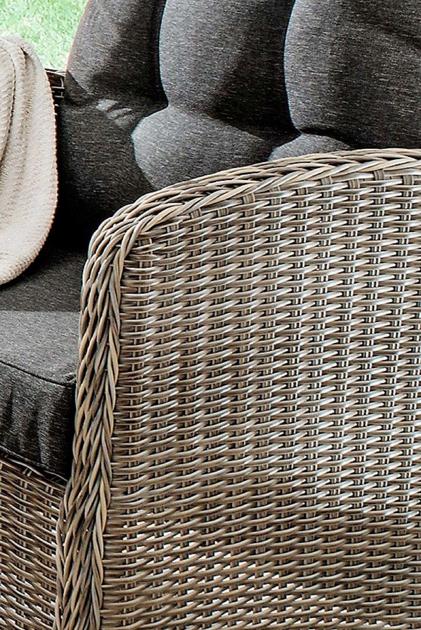 Destiny Loungebank MERANO II Aluminium, polyrattan, 2-zits bank, incl. kussens