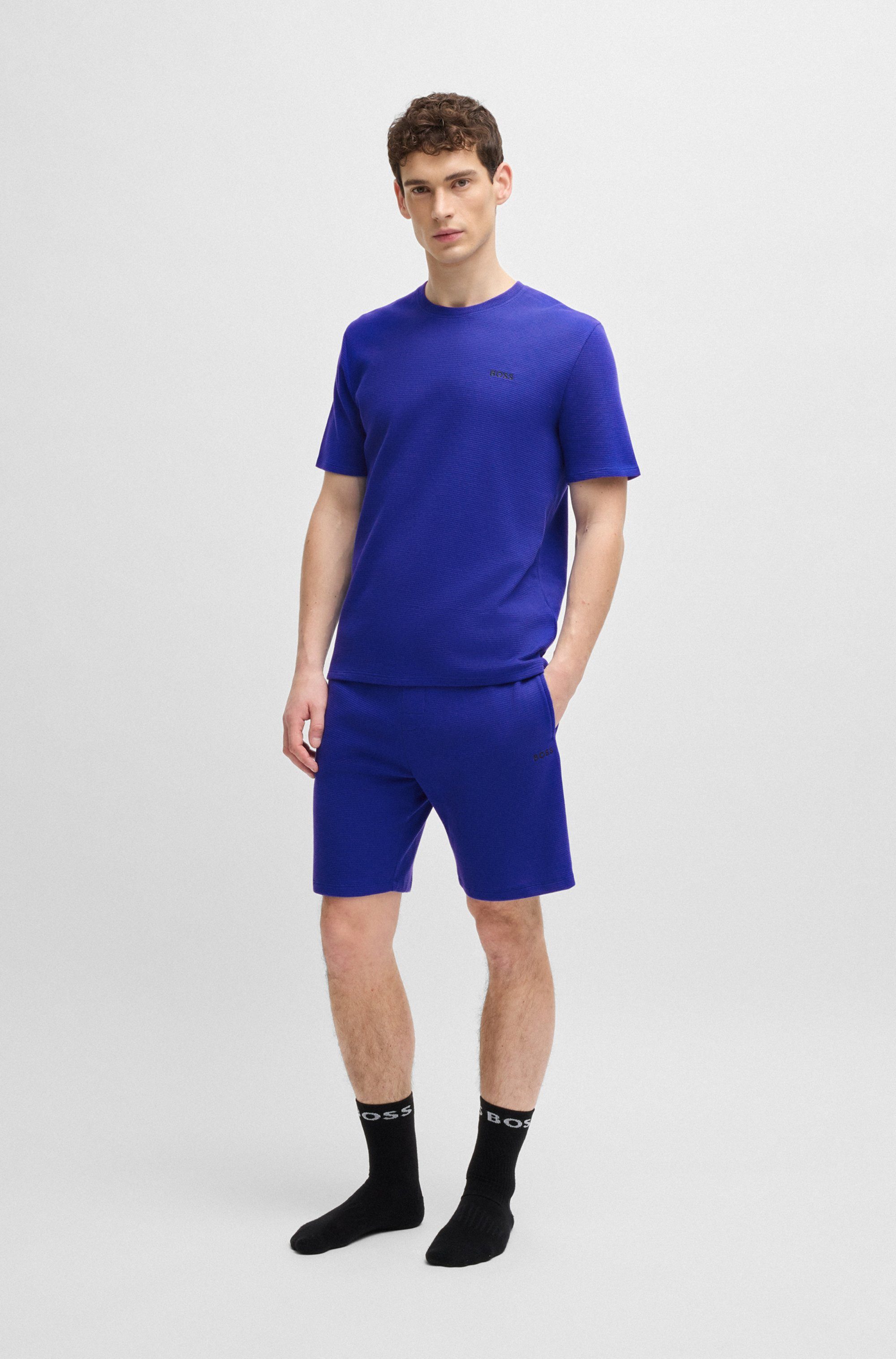 BOSS Pyjamashort Waffle Shorts