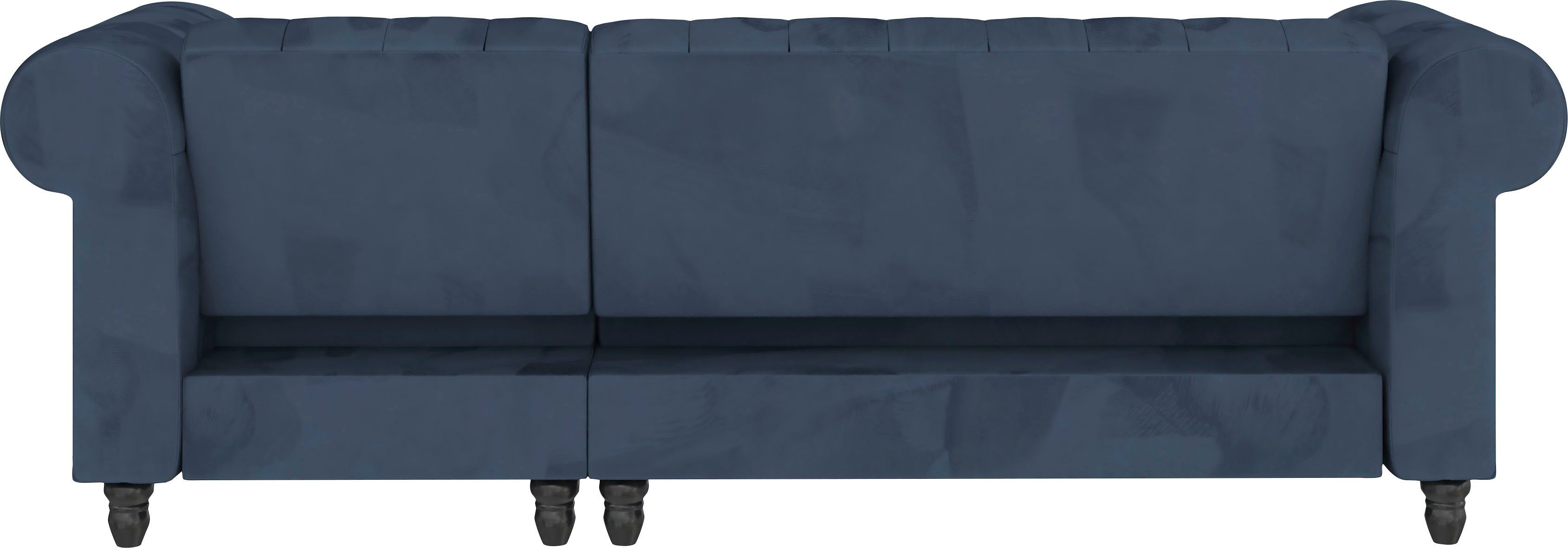 Dorel Home Hoekbank Felix, L-model, 241 cm (ligoppervlak108x195 cm), récamier verwisselbaar,