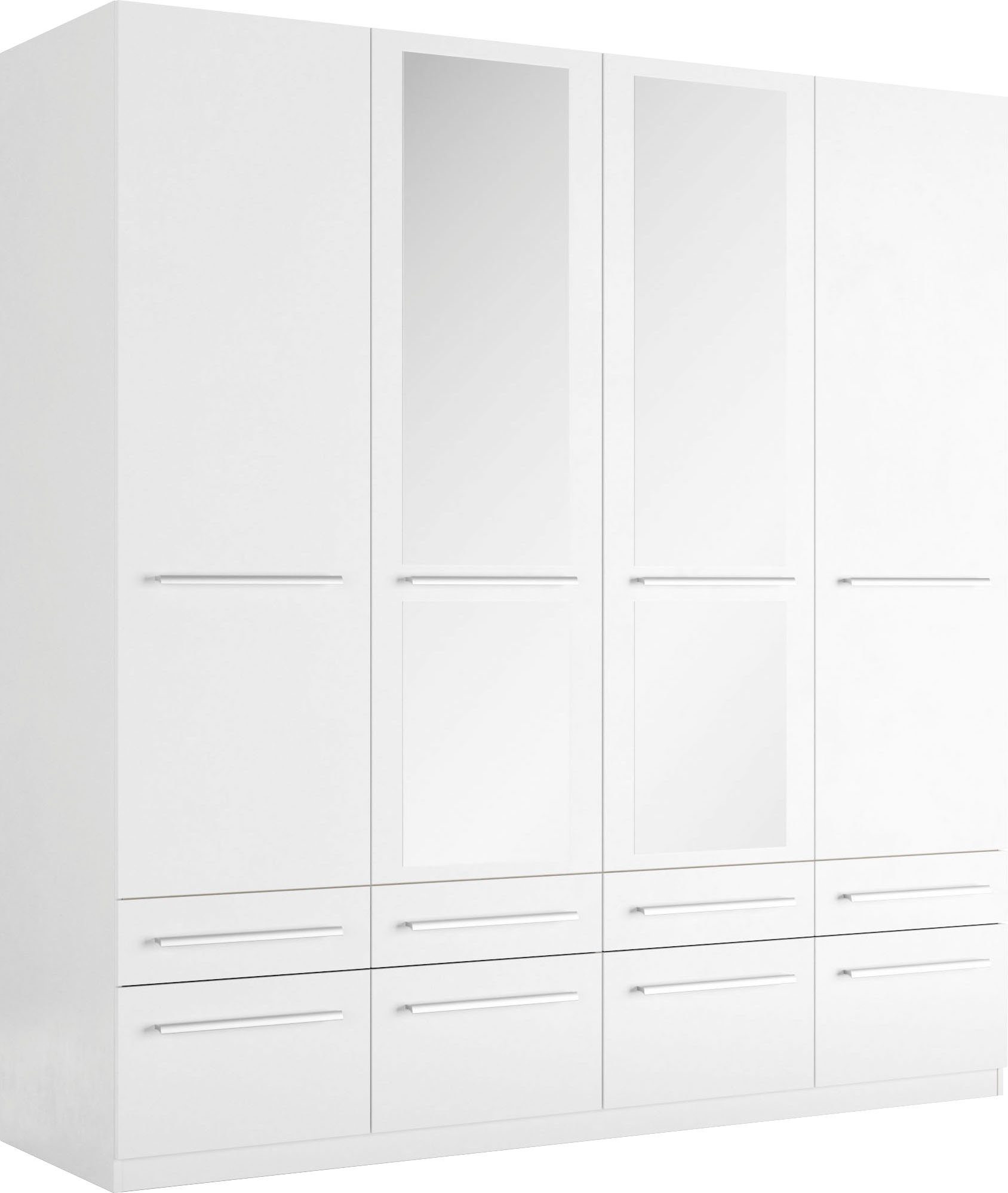 priess Kledingkast Kast garderobe waskast Barcelona in 5 breedtes veel opbergruimte, ruime lades, met spiegel, made in germany