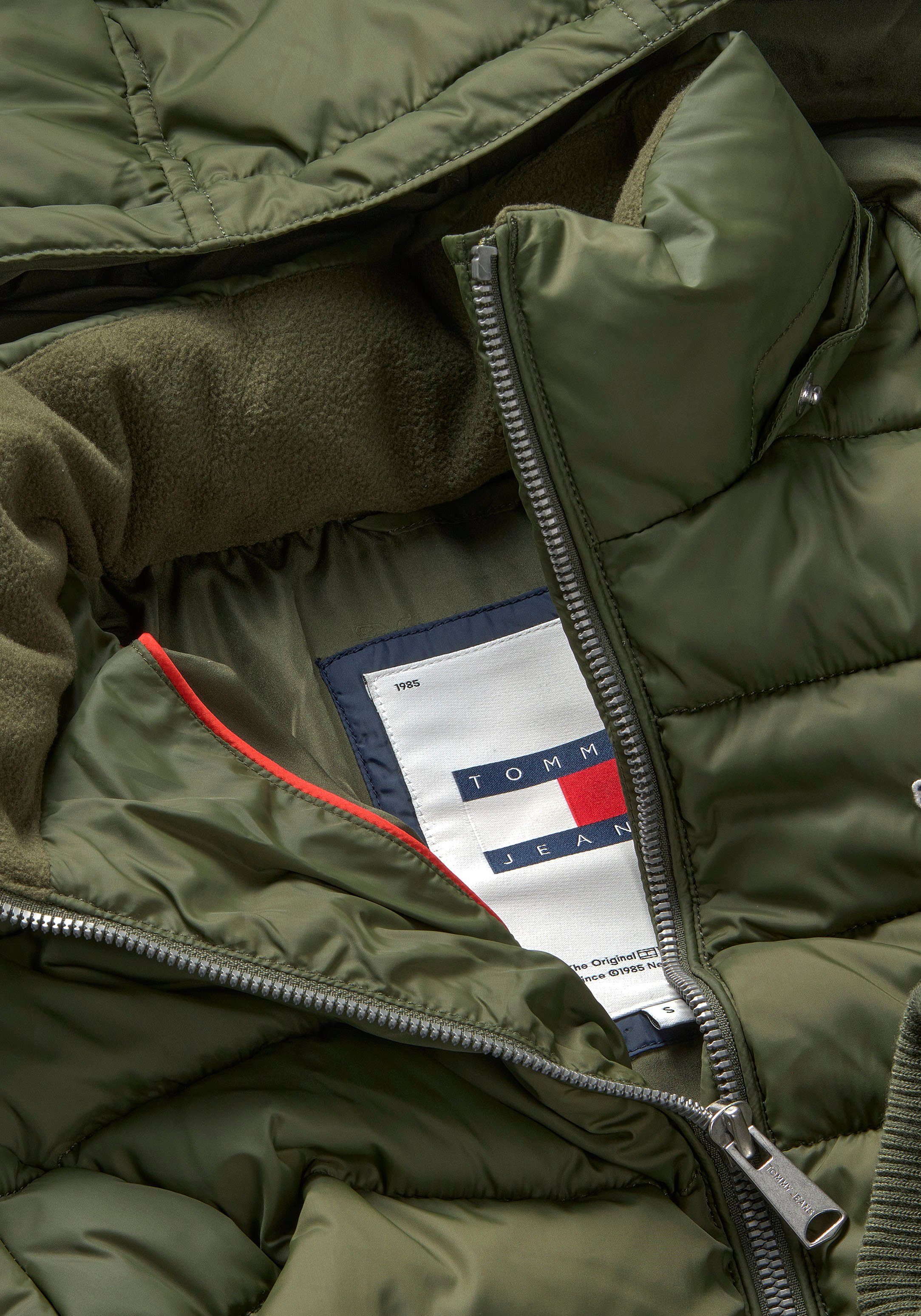 TOMMY JEANS Gewatteerde jas TJW BASIC HOODED JACKET