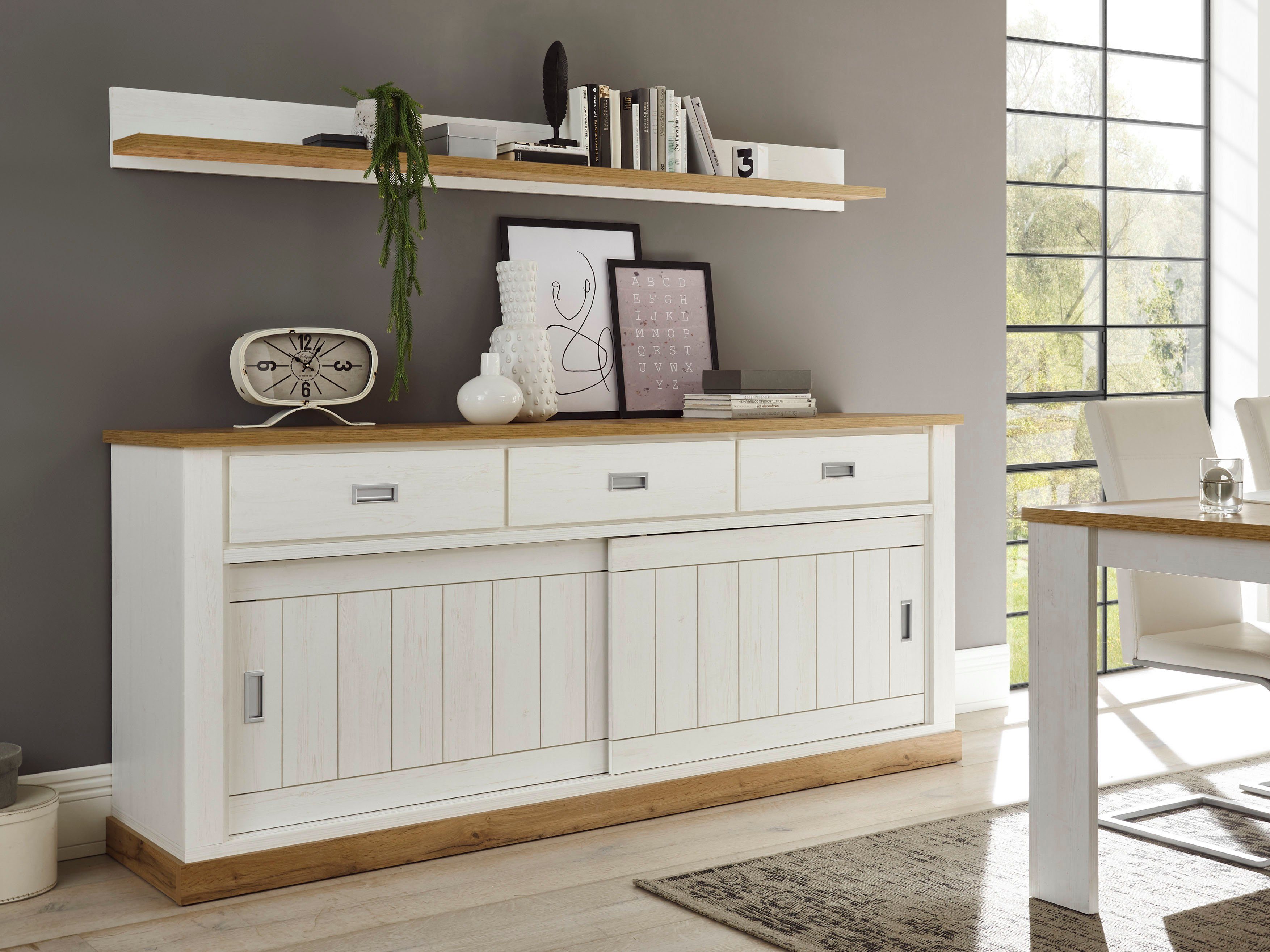 Home affaire Wandplank Orlando Breedte ca. 215 cm
