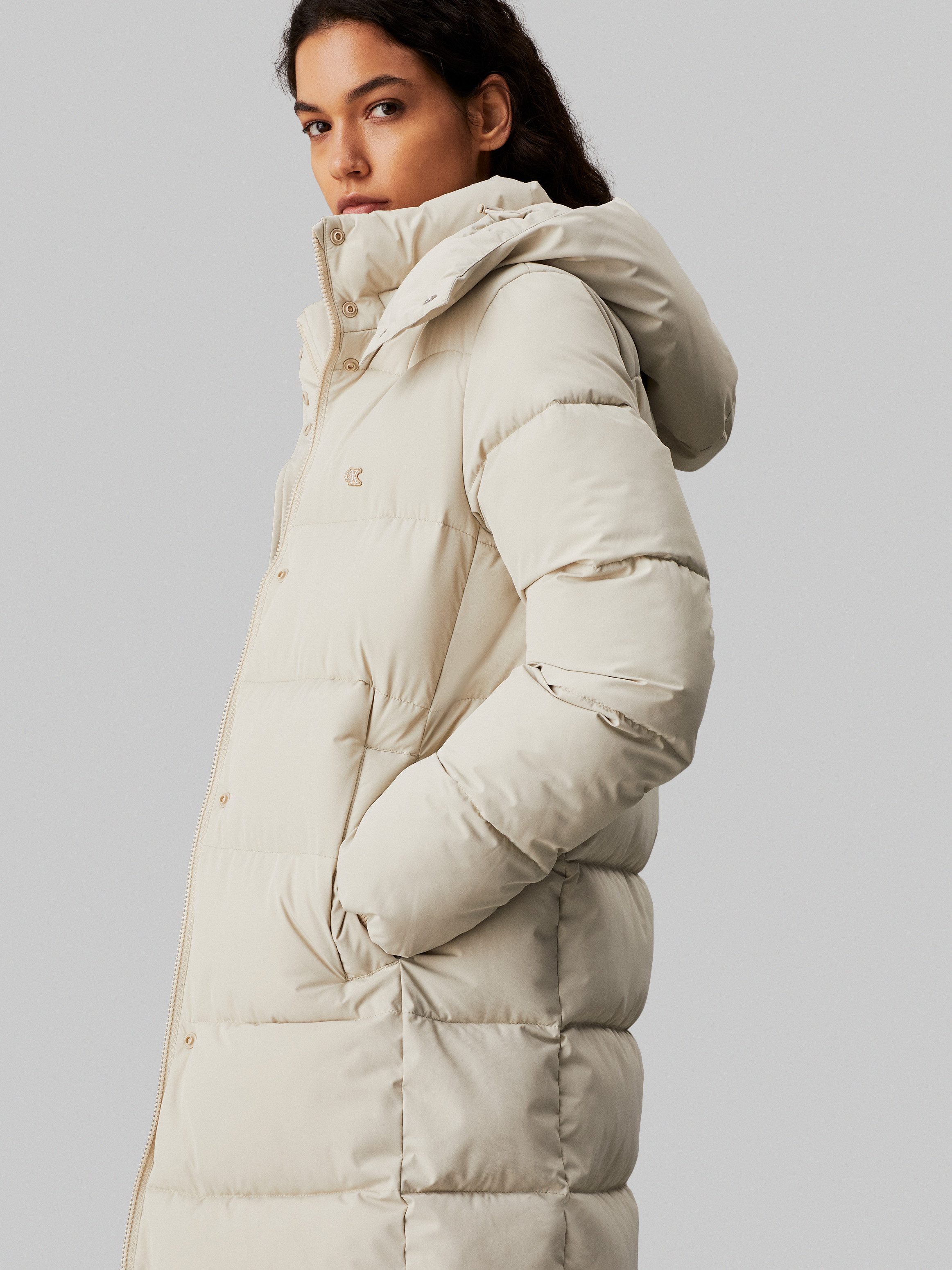 Calvin Klein Lang jack MONOLOGO NON DOWN LONG PUFFER