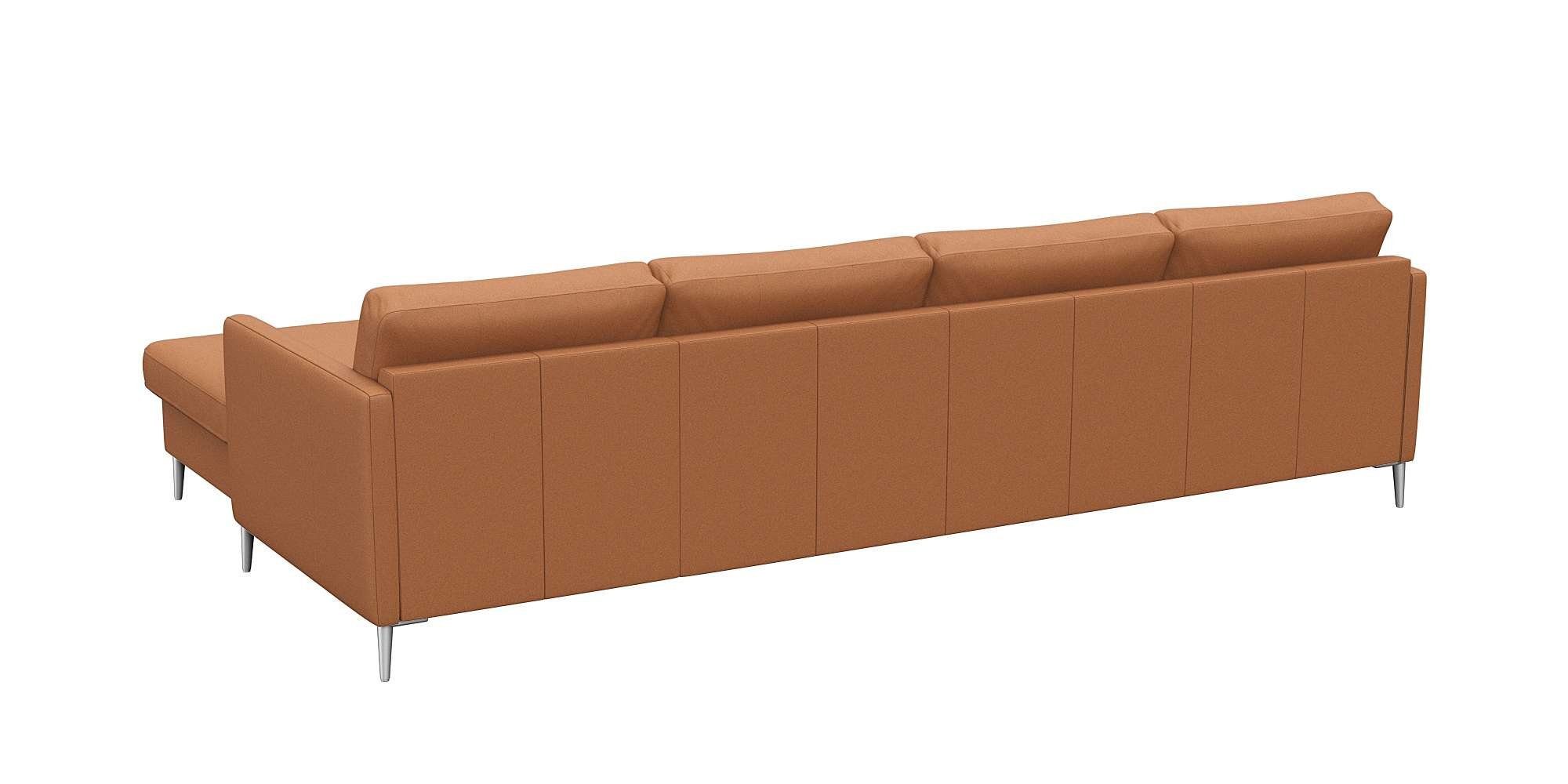 FLEXLUX Hoekbank Fiore, L-vorm, comfortabel en aangenaam door hoogwaardige zitopbouw