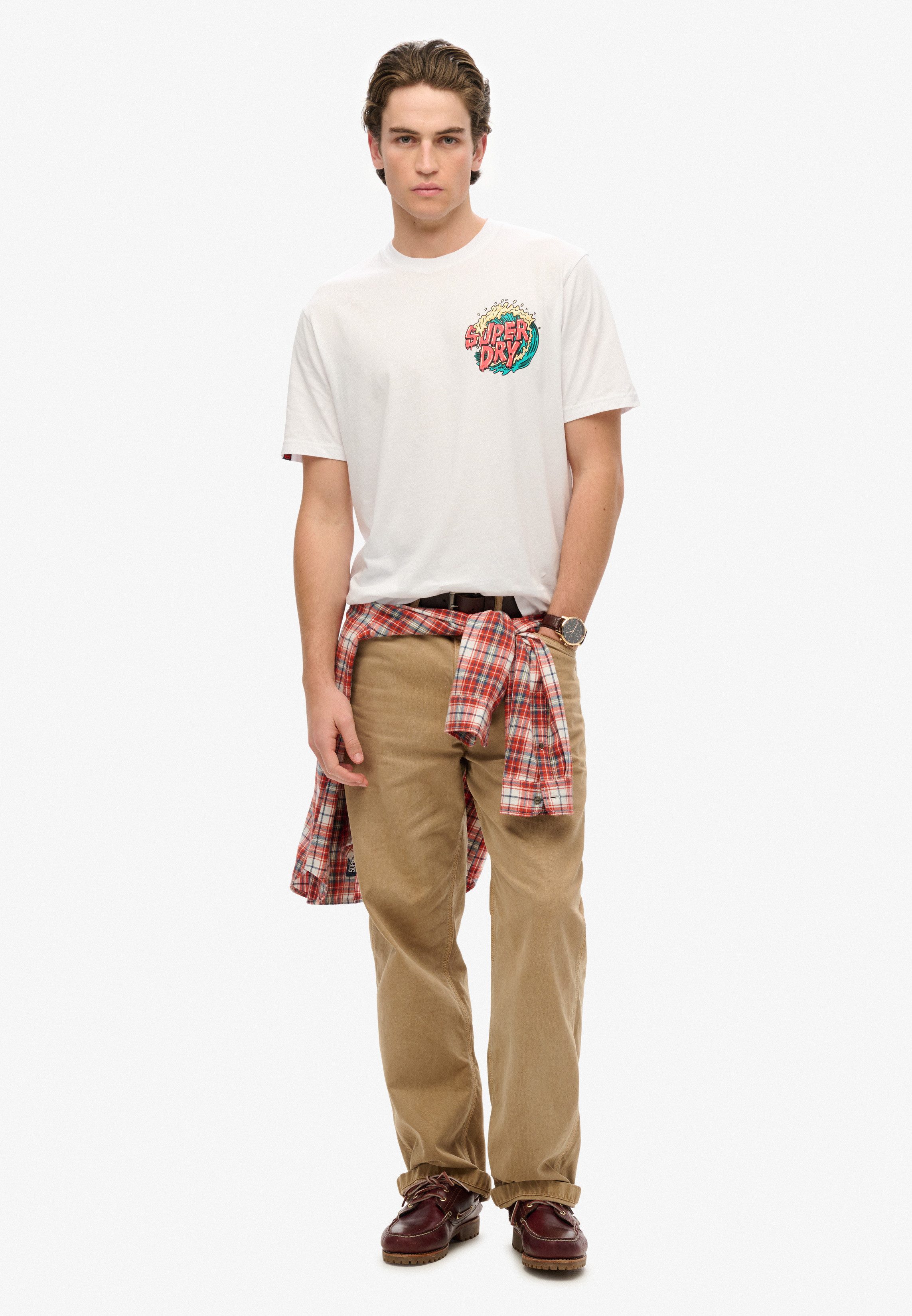 Superdry Shirt met ronde hals OUTDOOR NARRATIVE LOOSE TEE