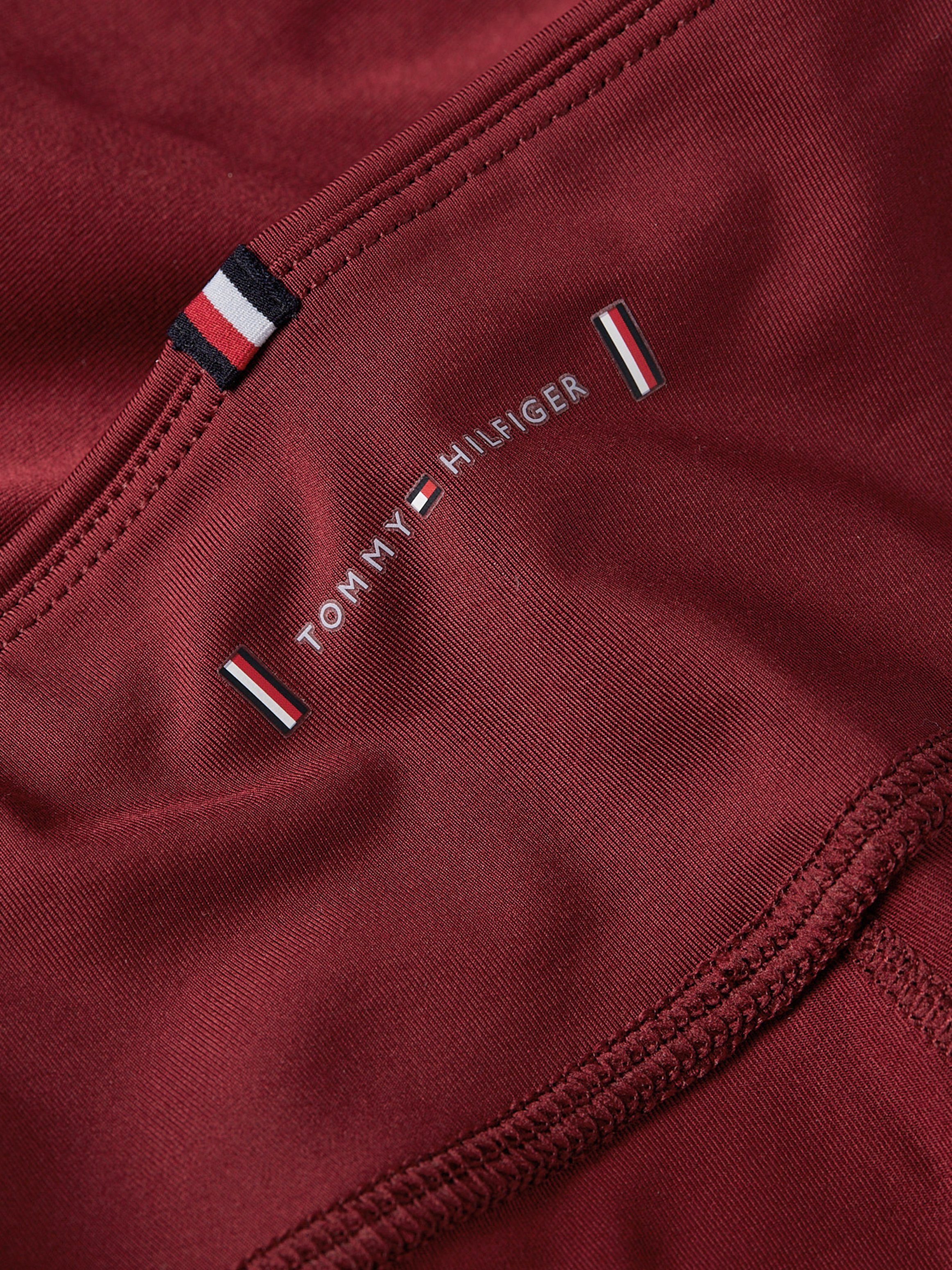 TOMMY SPORT Functionele legging ESS RW MINI CORP LEGGING 7/8 in 7/8 lengte, hoge tailleband, hilfiger logo op het been