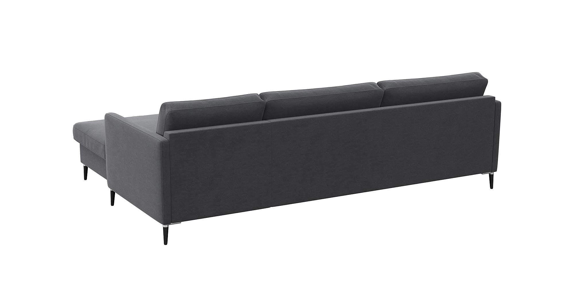FLEXLUX Hoekbank Fiore, super zitcomfort door koudschuim in de zitting, L-vorm