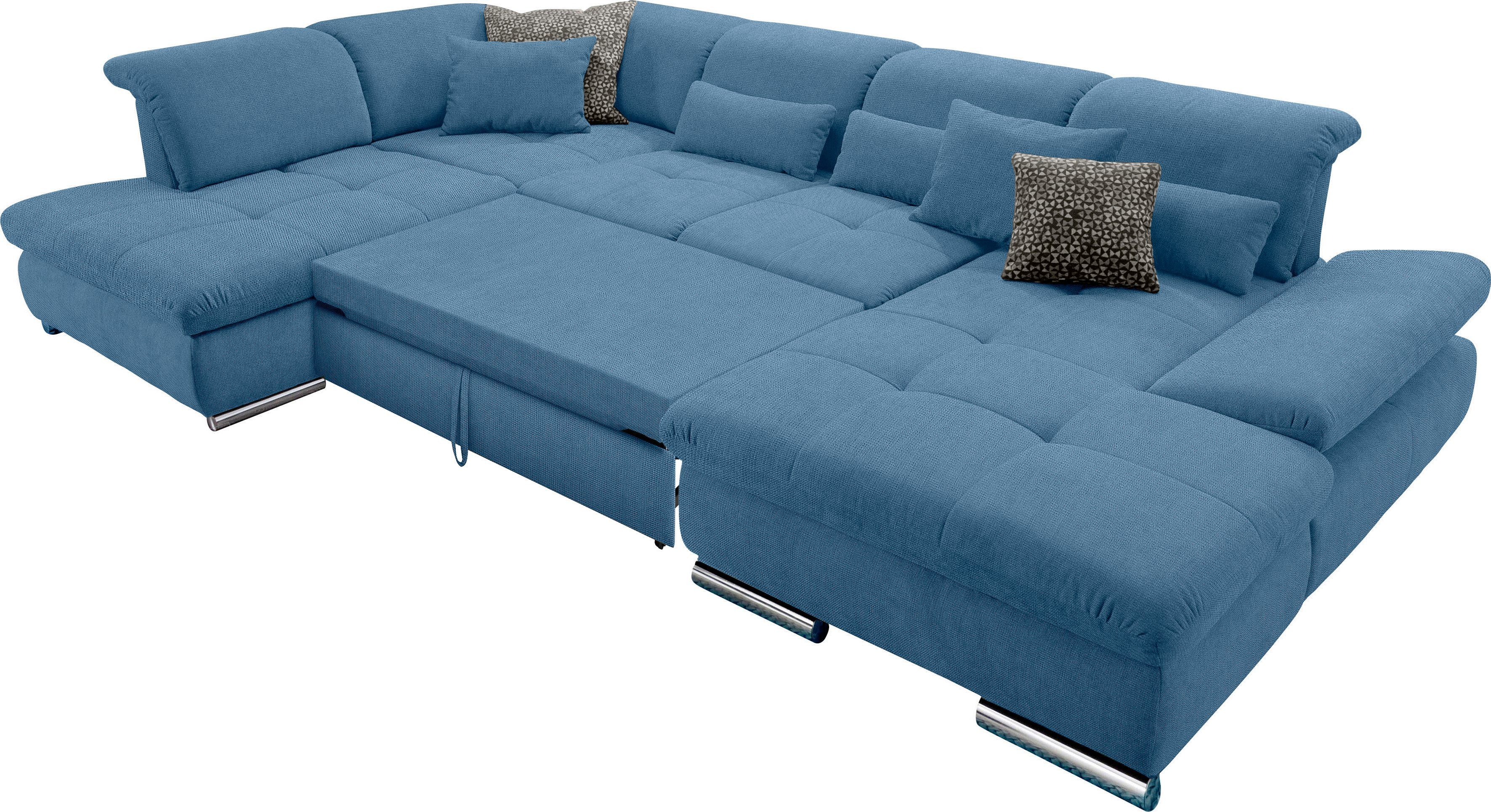set one by Musterring Zithoek SO 4100 comfortabele pocketvering, incl. hoofdeindeverstelling