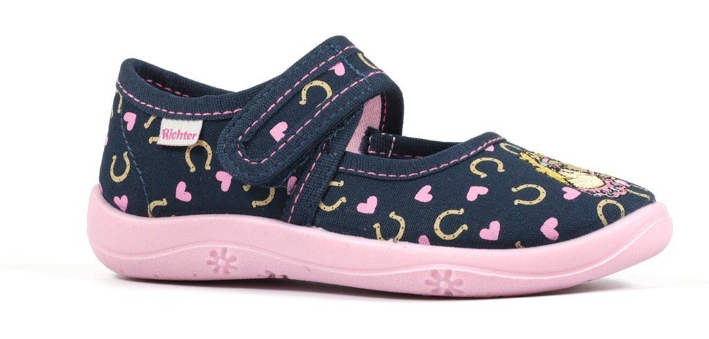 Richter Pantoffels Klittenbandschoen, kleuterschoen met schattige print
