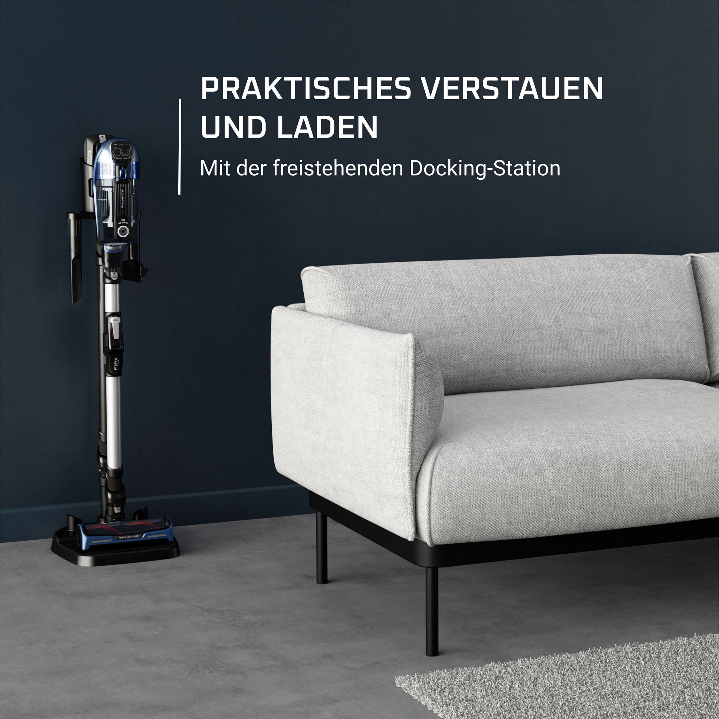 Rowenta Snoerloze hand- en steelstofzuiger Rowenta RH99C3 X-Force Flex