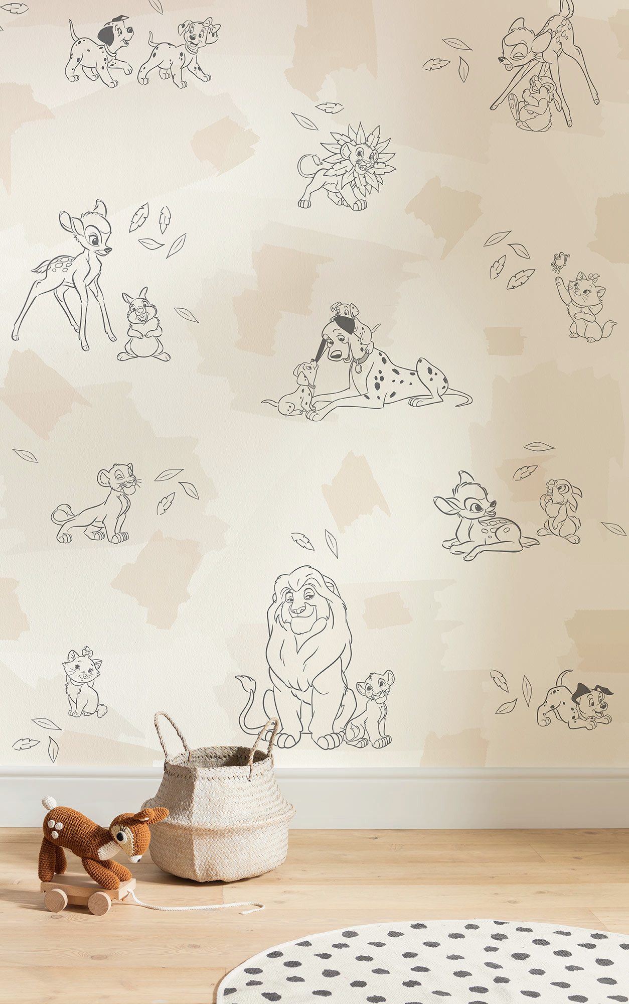 Komar Kinderbehang Disney Animals (1 stuk)