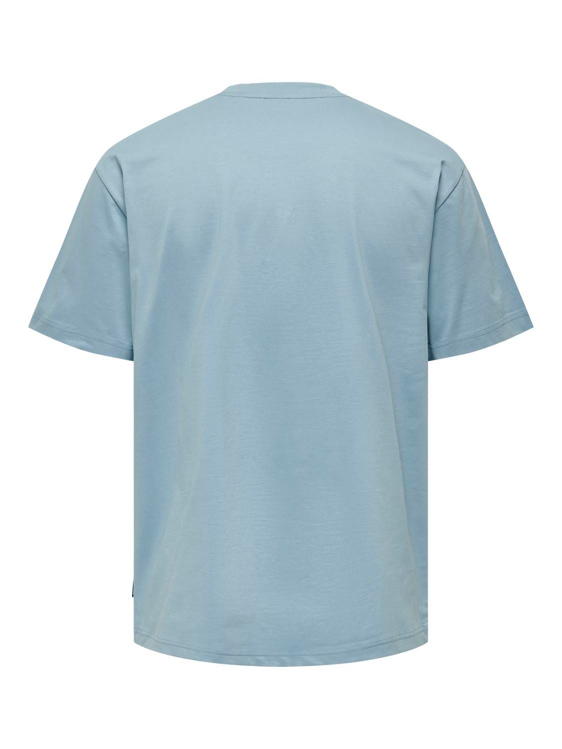 ONLY & SONS Shirt met ronde hals ONSFRED RLX SS TEE