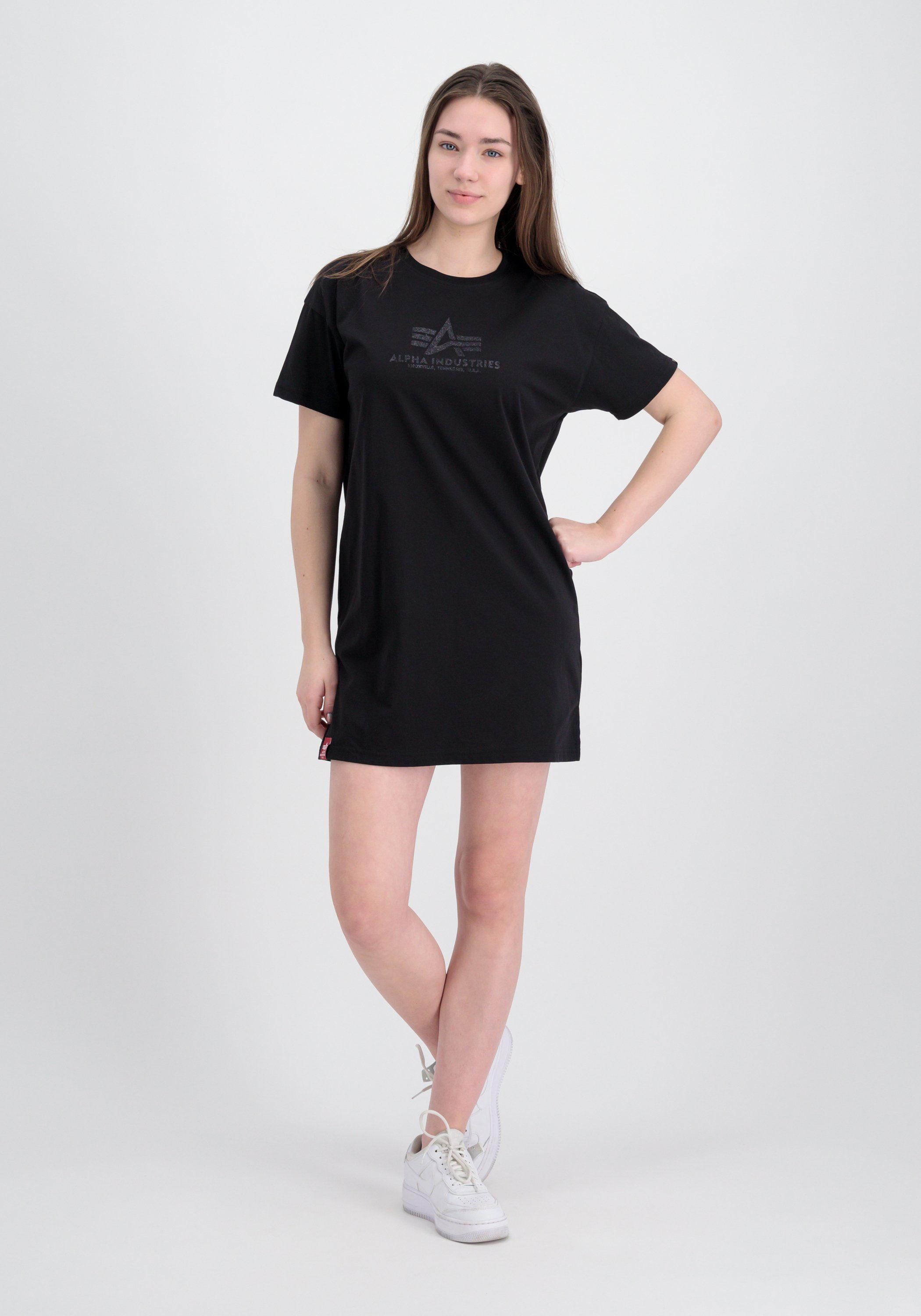 Alpha Industries T-shirt Alpha Industries Women - T-Shirts Basic Long T-Shirt Glitter W