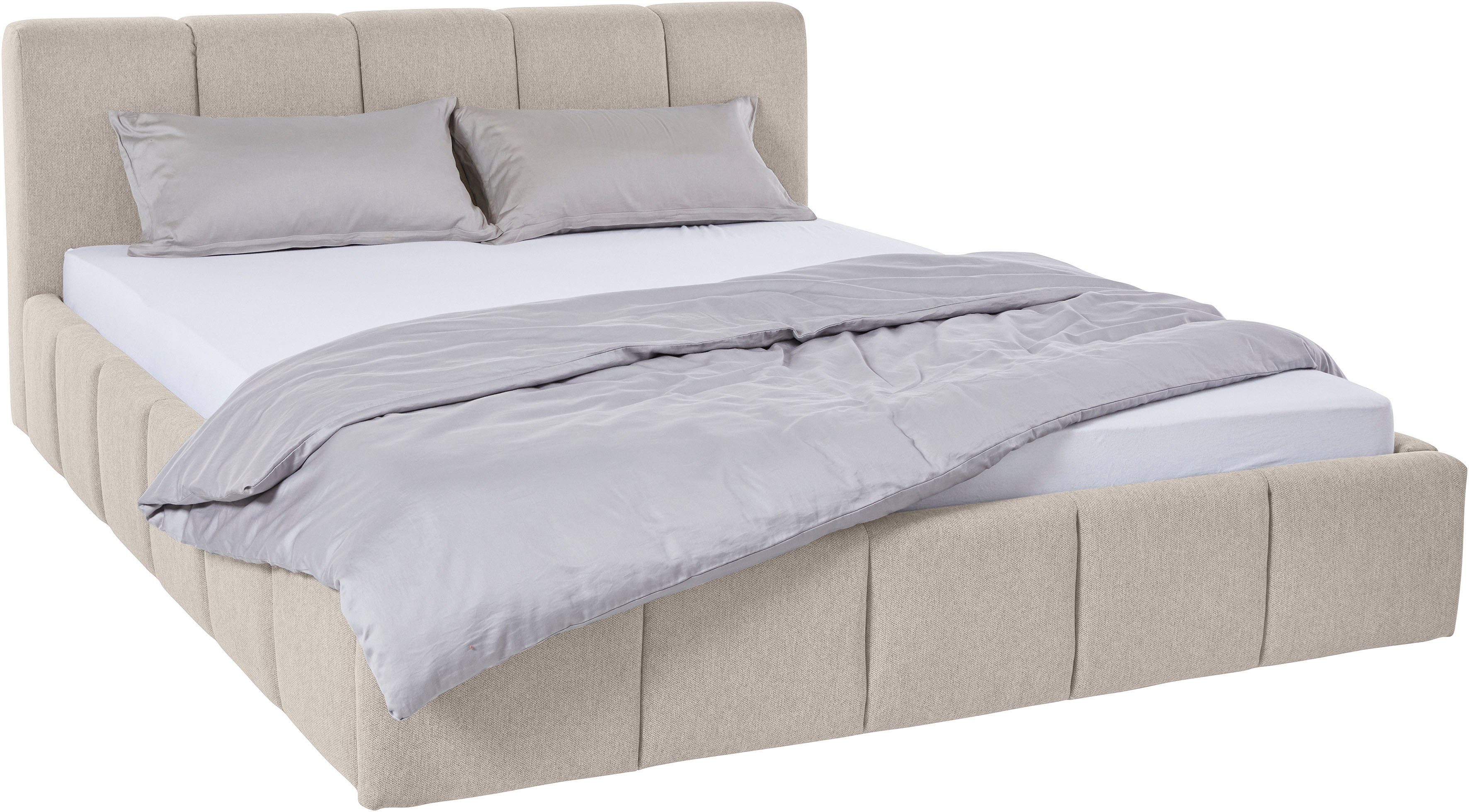 LeGer Home by Lena Gercke Gestoffeerd bed Maileen in 5 breedten en 3 kleuren, incl. rolbodem