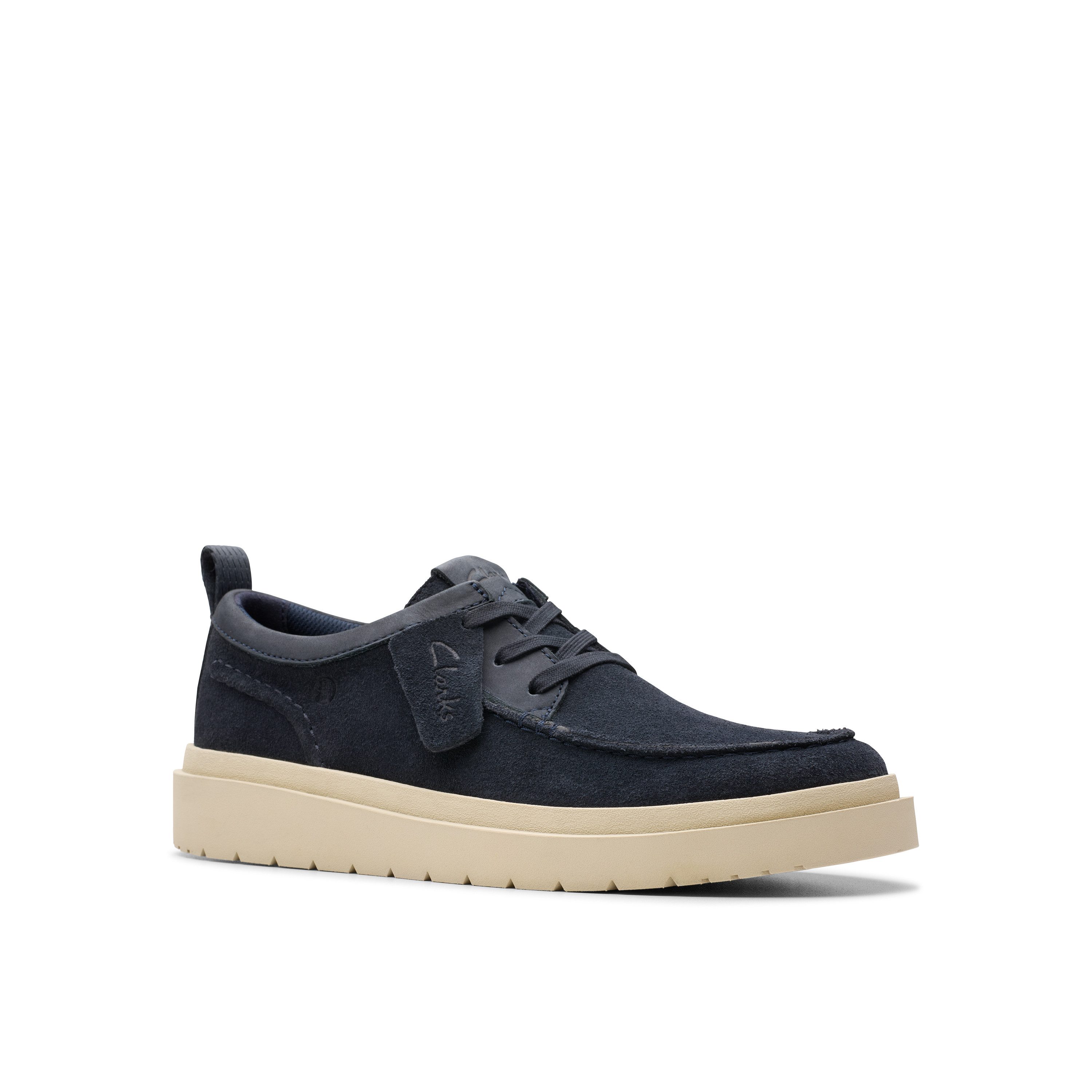 Clarks Veterschoenen Polden Moc , veterschoen, business schoen, moccasin in casual look