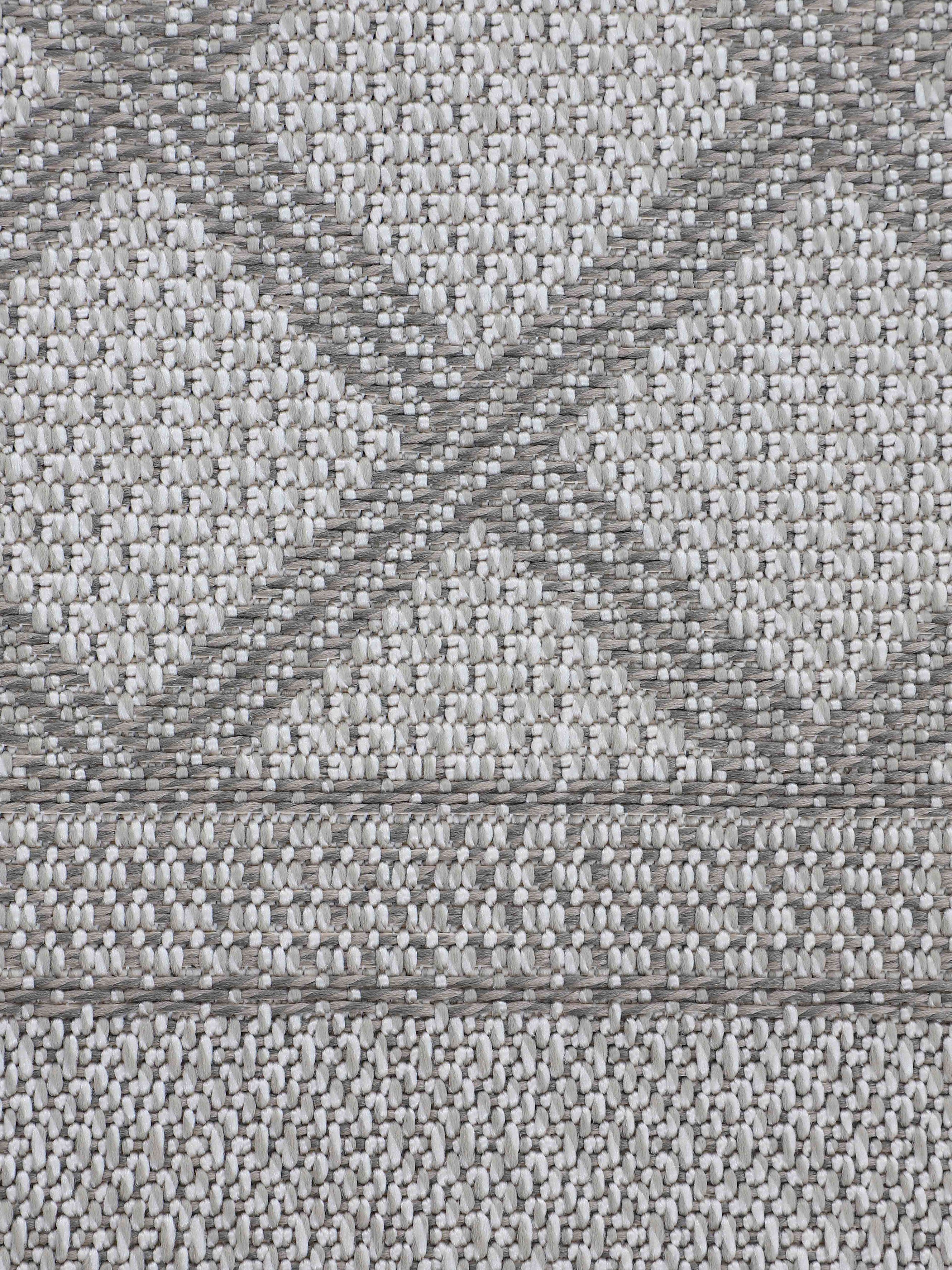 carpetfine Vloerkleed Boho 104 robust vlakweefsel, sisal look, uv-bestendig, buitenruimte