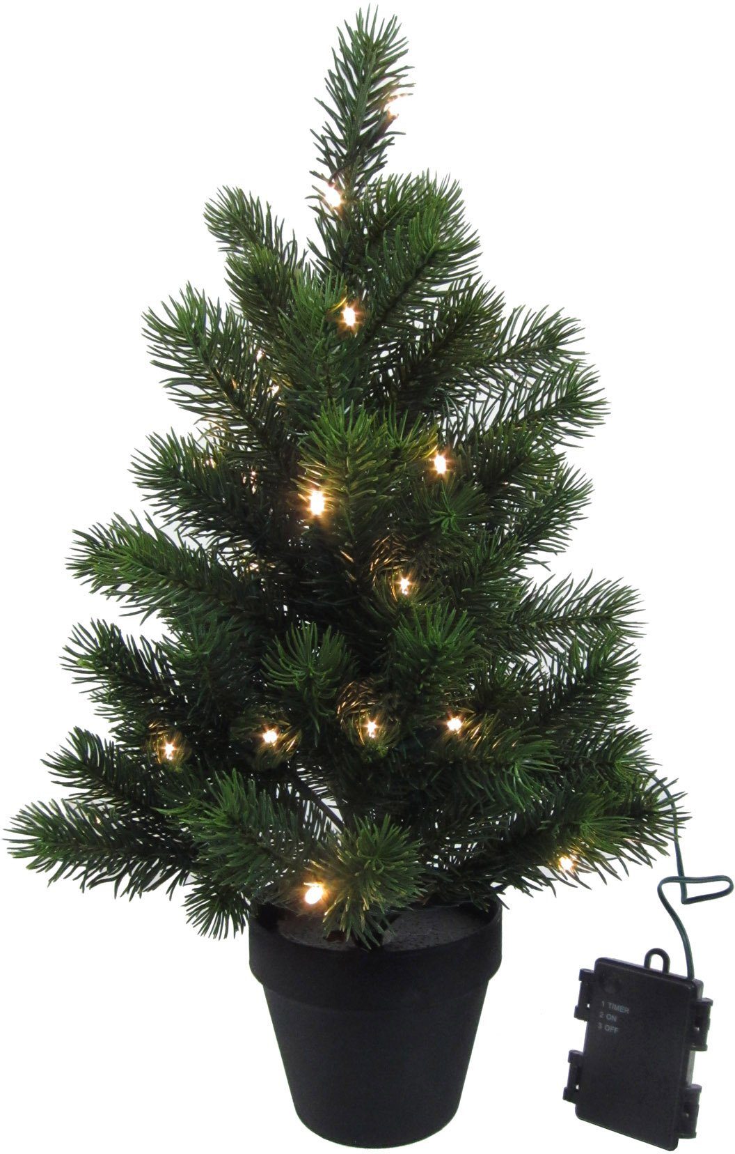 Creativ light Kunstkerstboom In de pot