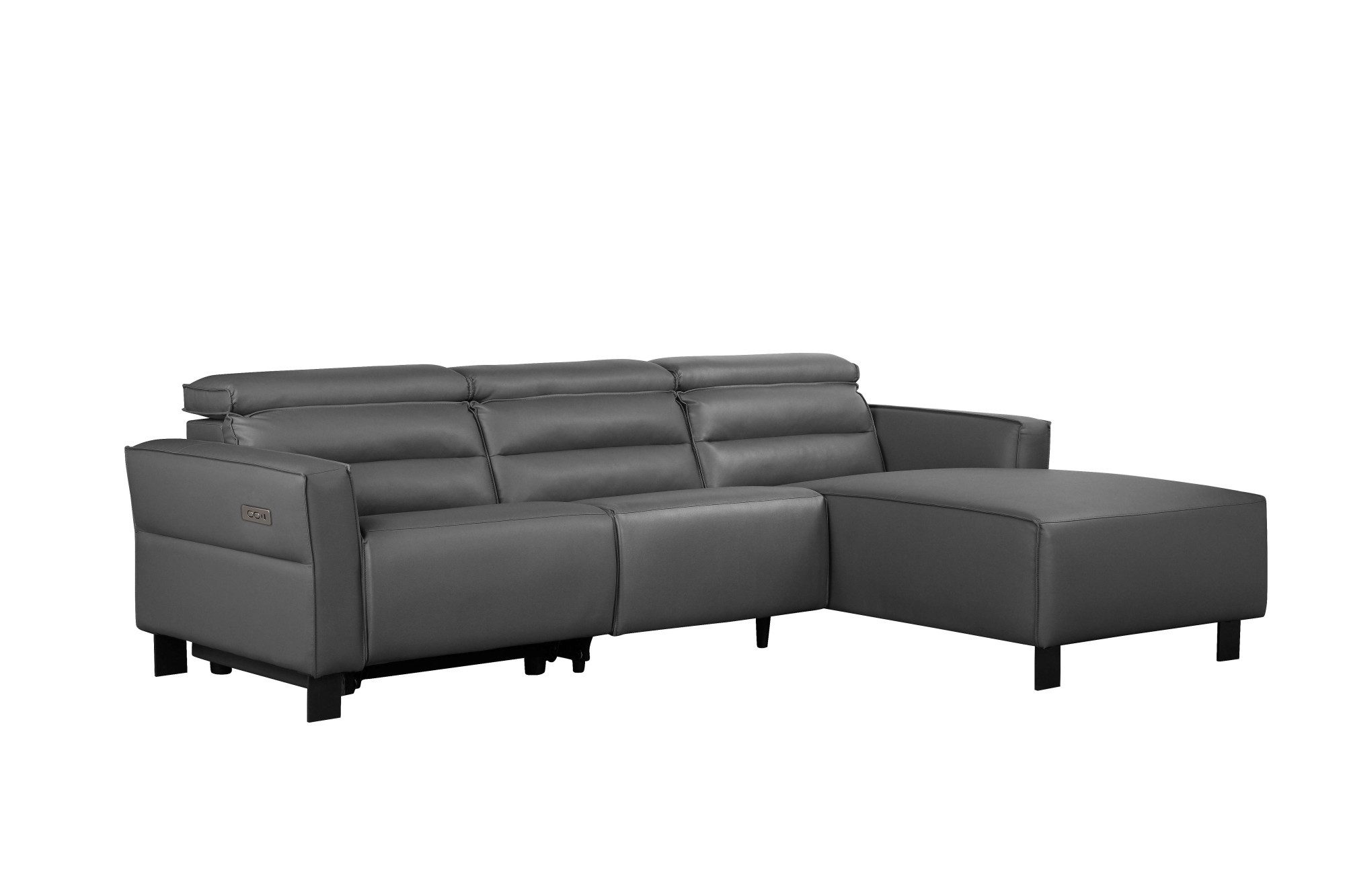 Places of Style Hoekbank Carpari, L-vorm, 263 cm, handmatige of elektrische relaxfunctie