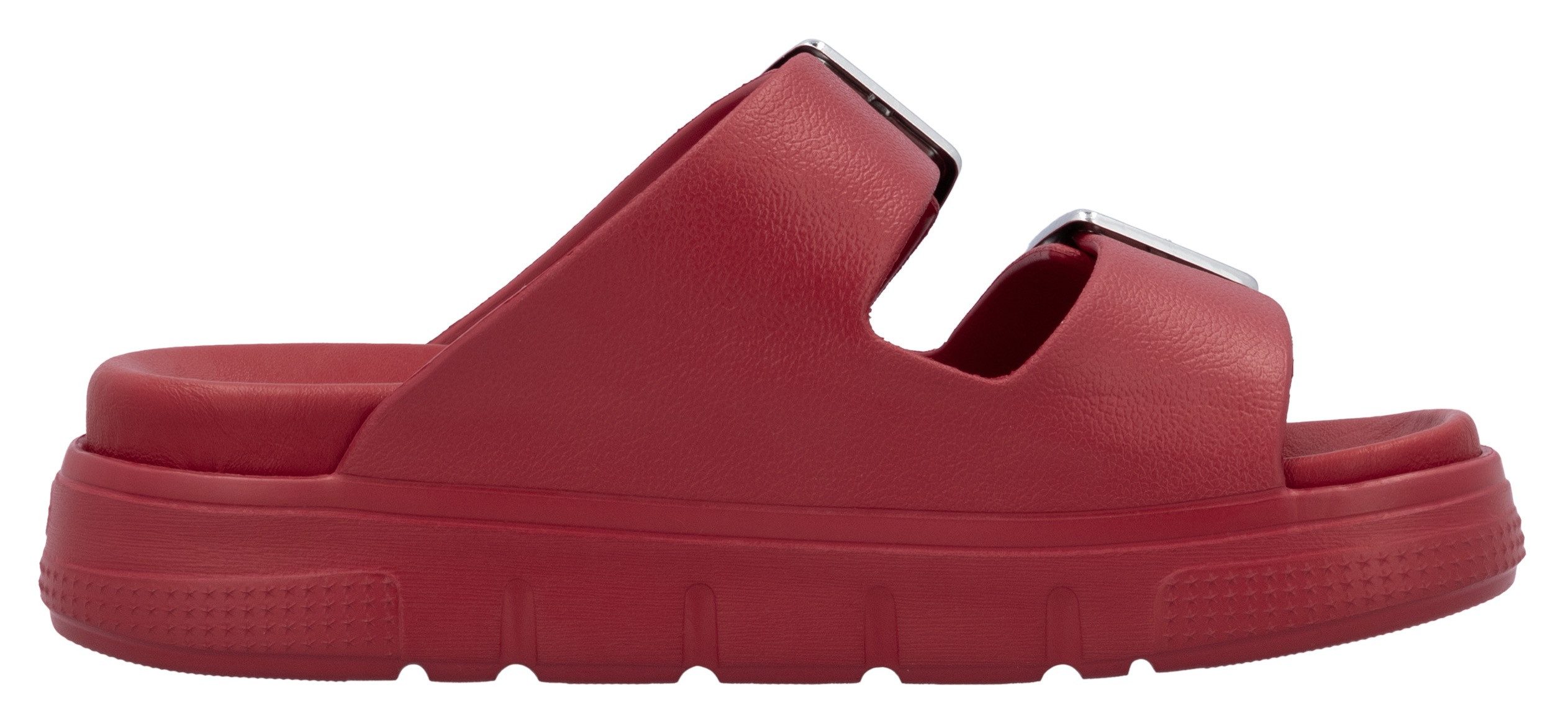 Rieker Slippers , plateau, zomerschoen, slippers in breedte g (=wijd)