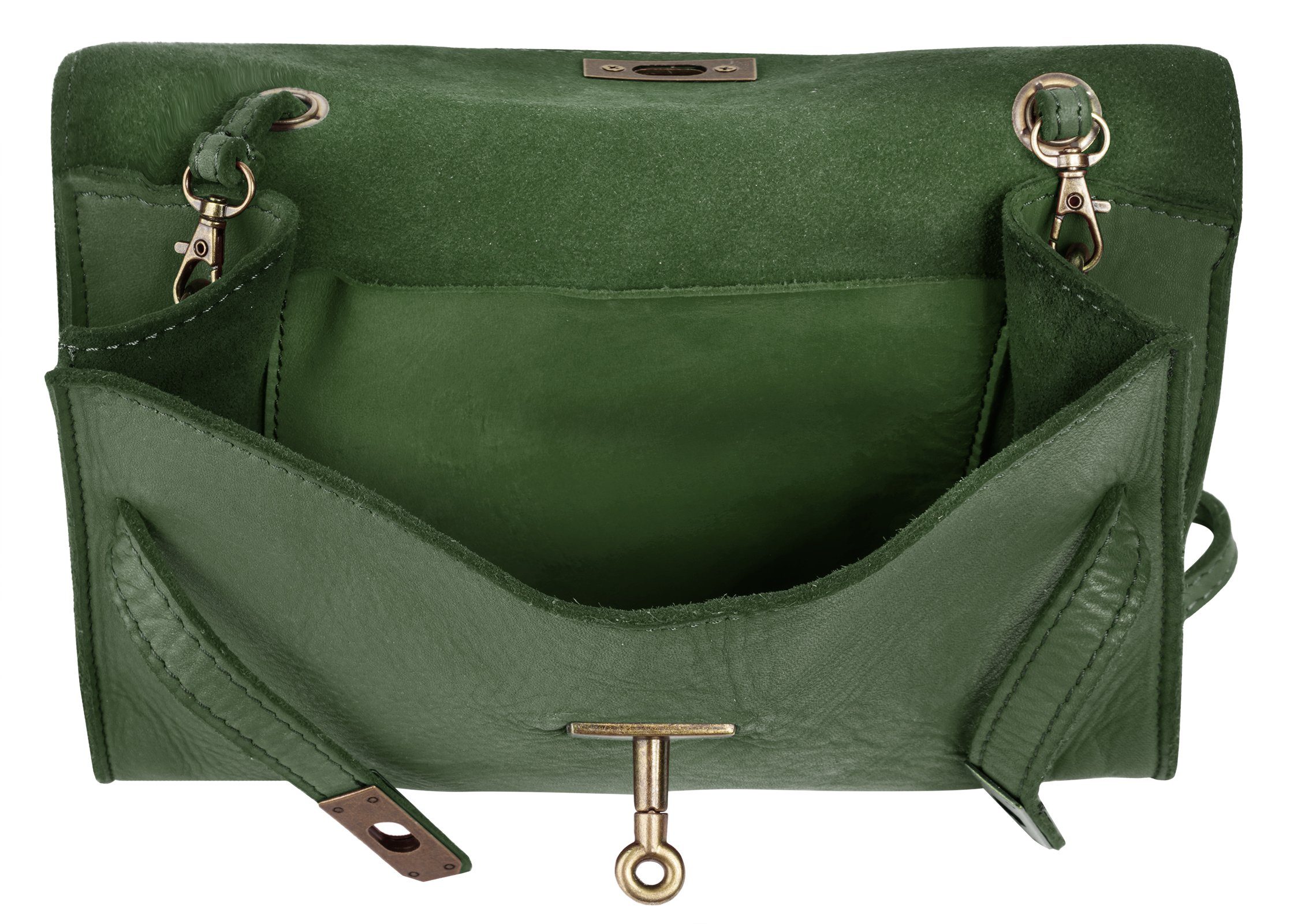 Samantha Look Schoudertas echt leer, made in italy