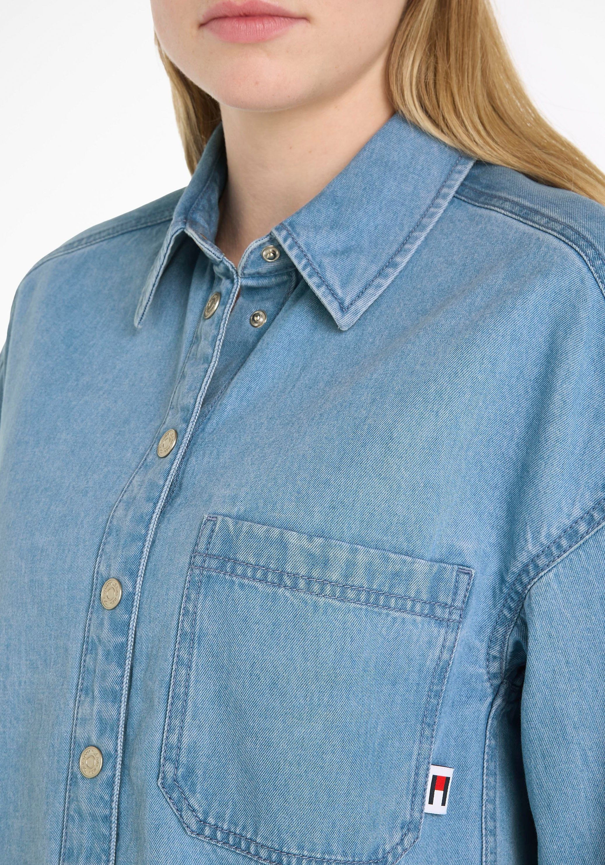 Tommy Jeans Curve Top TJW DENIM OVERSHIRT EXT
