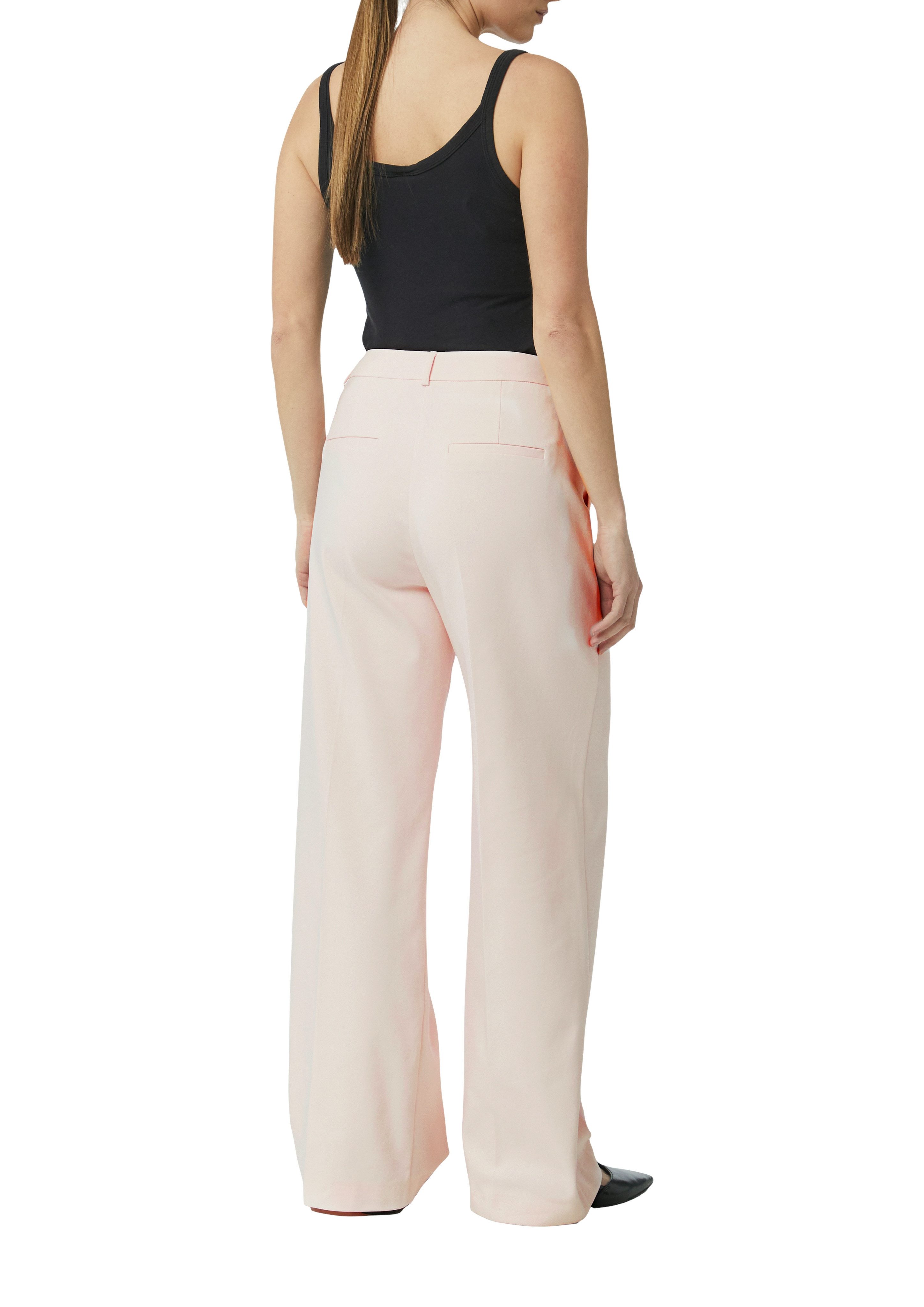 Comma Pantalon met persplooien