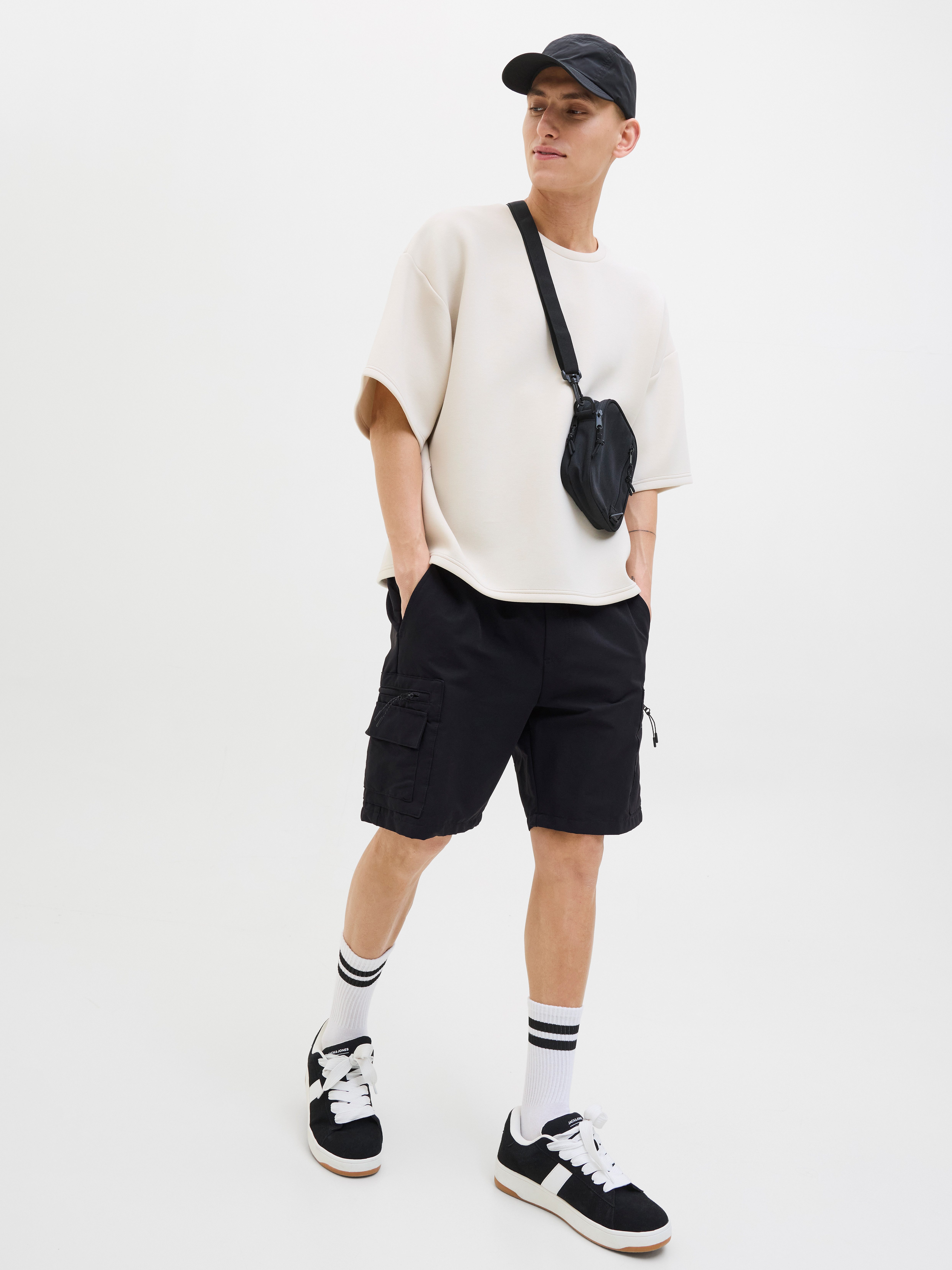 Jack & Jones Cargobroek JPSTJAIDEN MARCHER CARGO SHORTS SRT SN