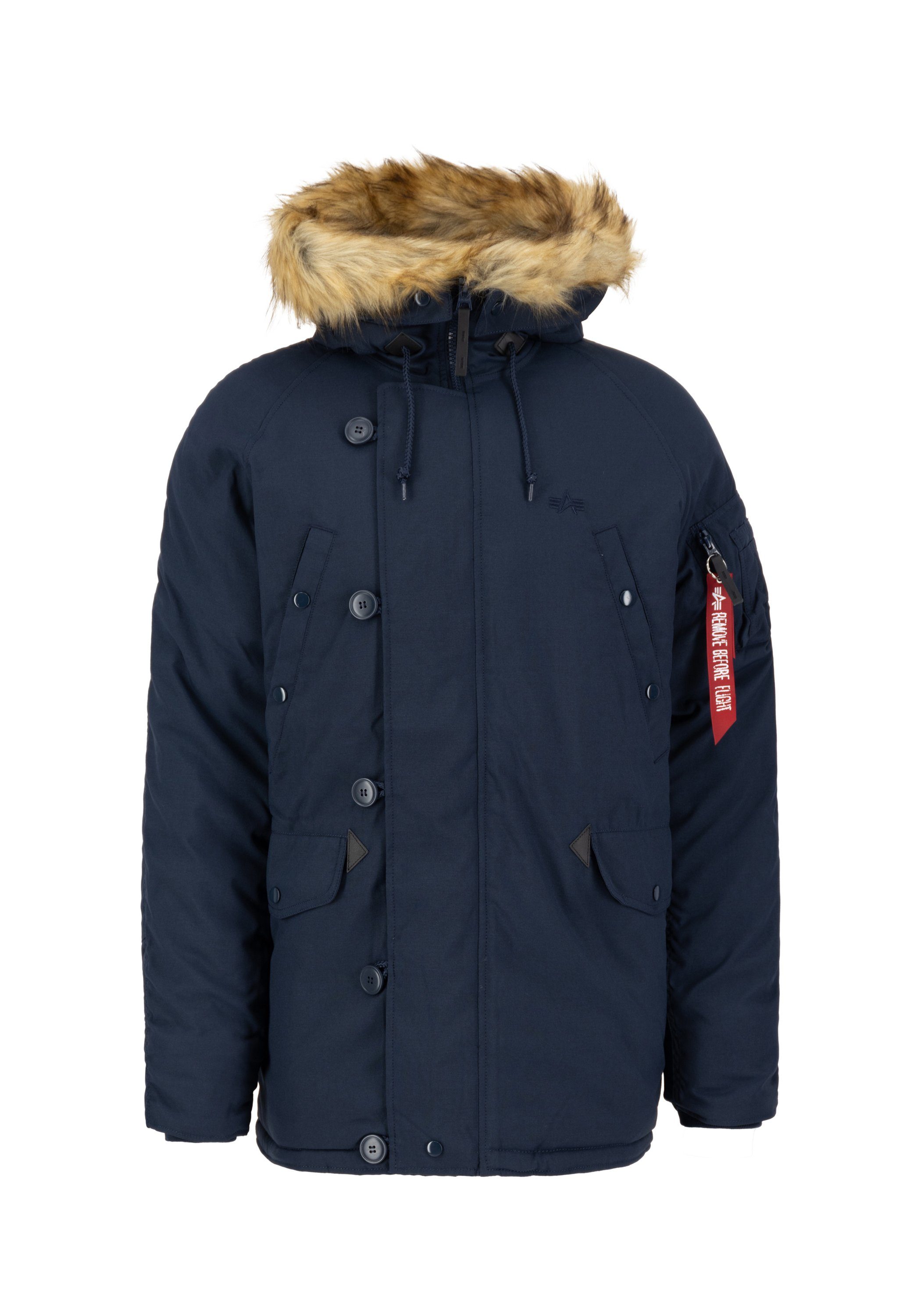 Alpha Industries Winterjack Alpha Industries Men - Cold Weather Jackets Explorer w/o Patches heren jassen maat M blauw