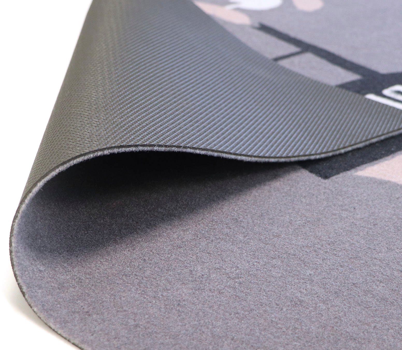 Primaflor-Ideen in Textil Mat BBQ grillmat HOMEMADE Barbecuemat ideaal als vloerbescherming, met tekst, antislip, wasbaar
