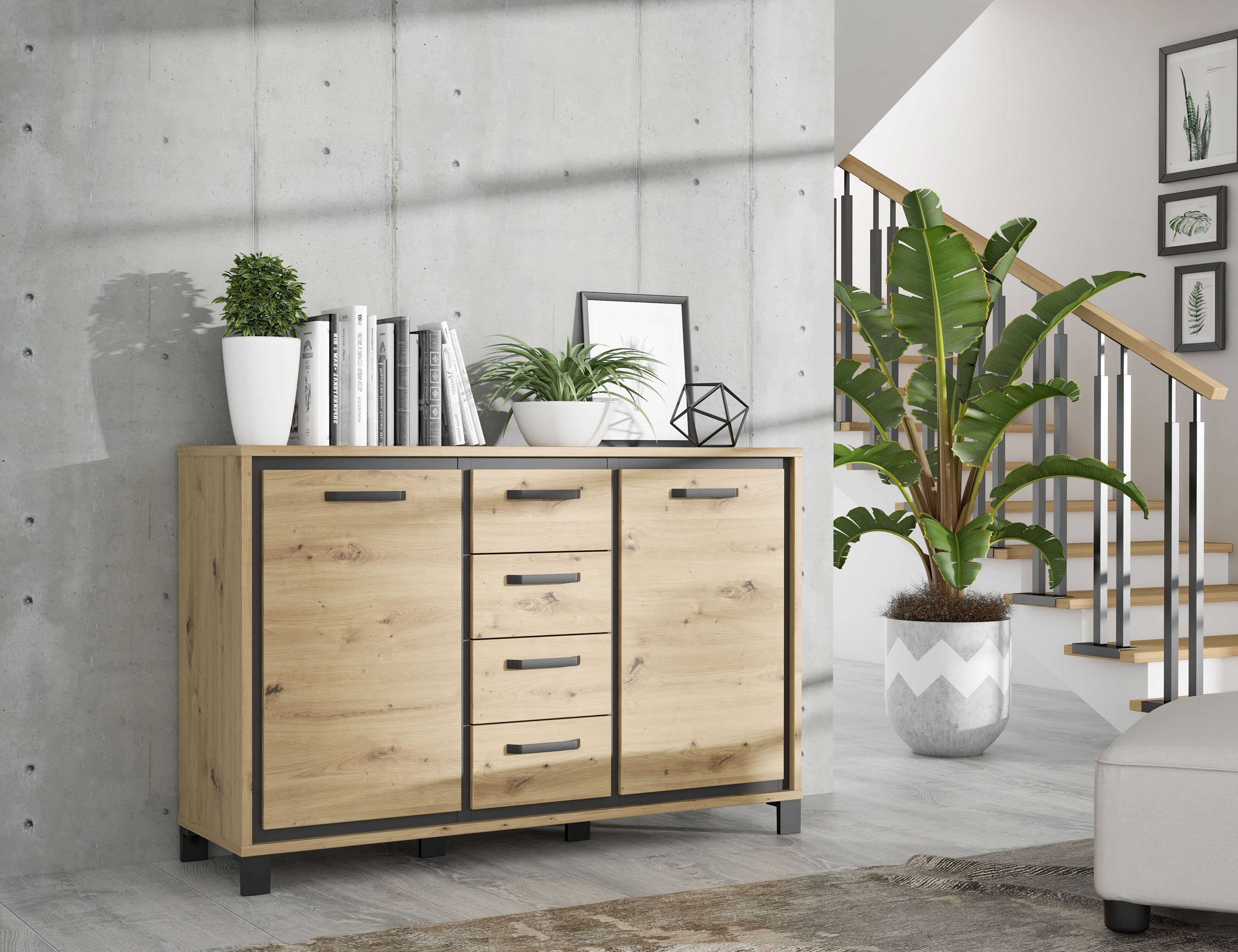 FORTE Dressoir Trondheim Breedte 138 cm