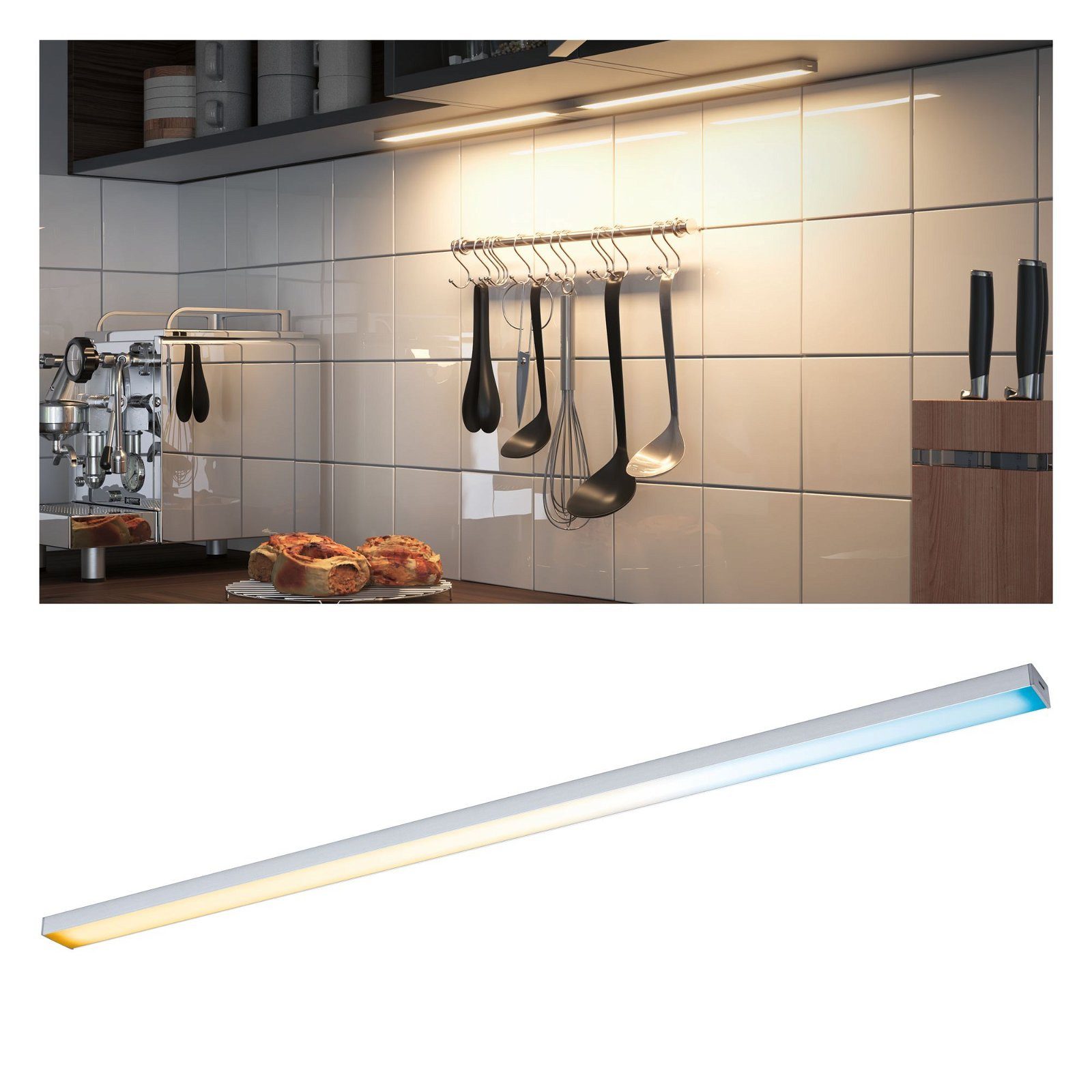 Paulmann Verlichting voor onderkast Clever Connect Spot Barre 550mm 6,5W 12V chroom mat/kunststof (1 stuk)